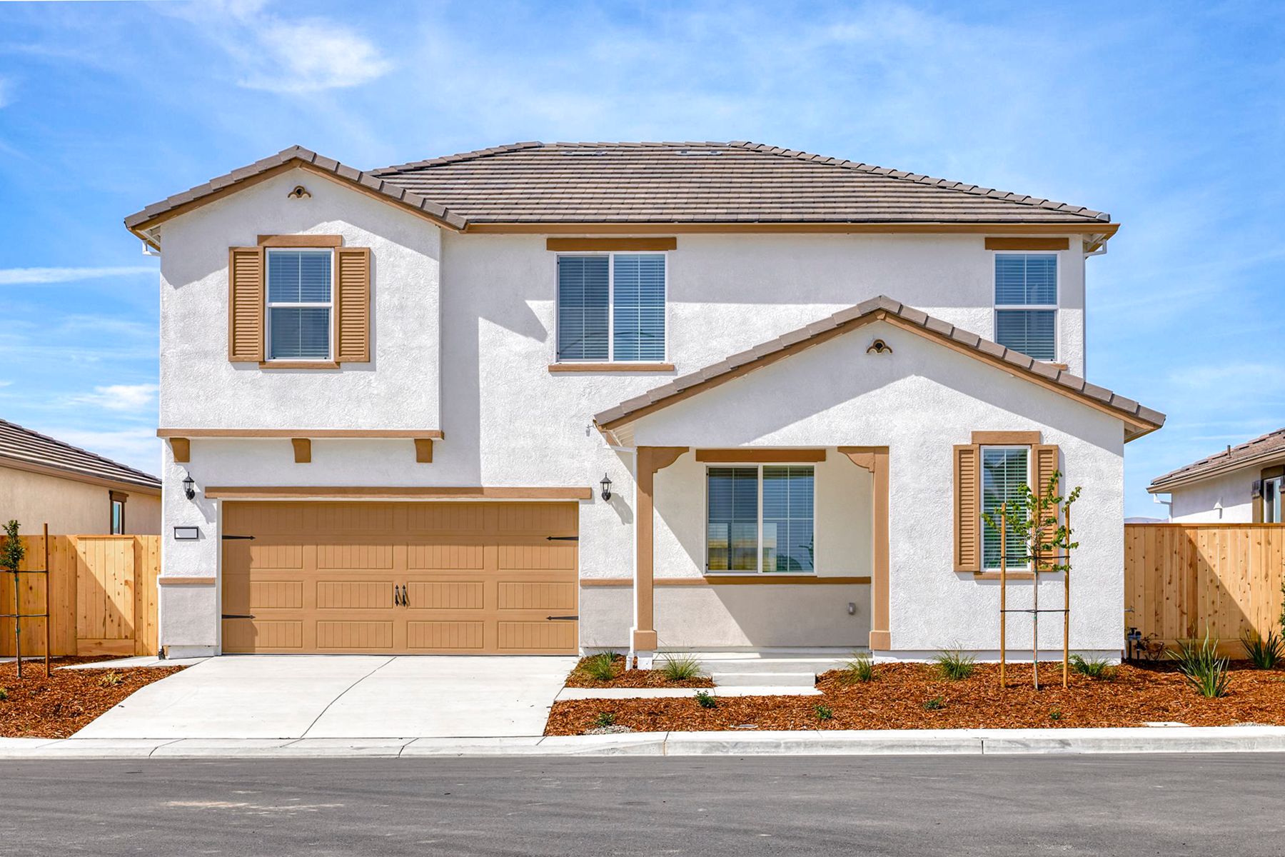 The Nelson by LGI Homes:The Nelson is a beautiful two story home with stucco.