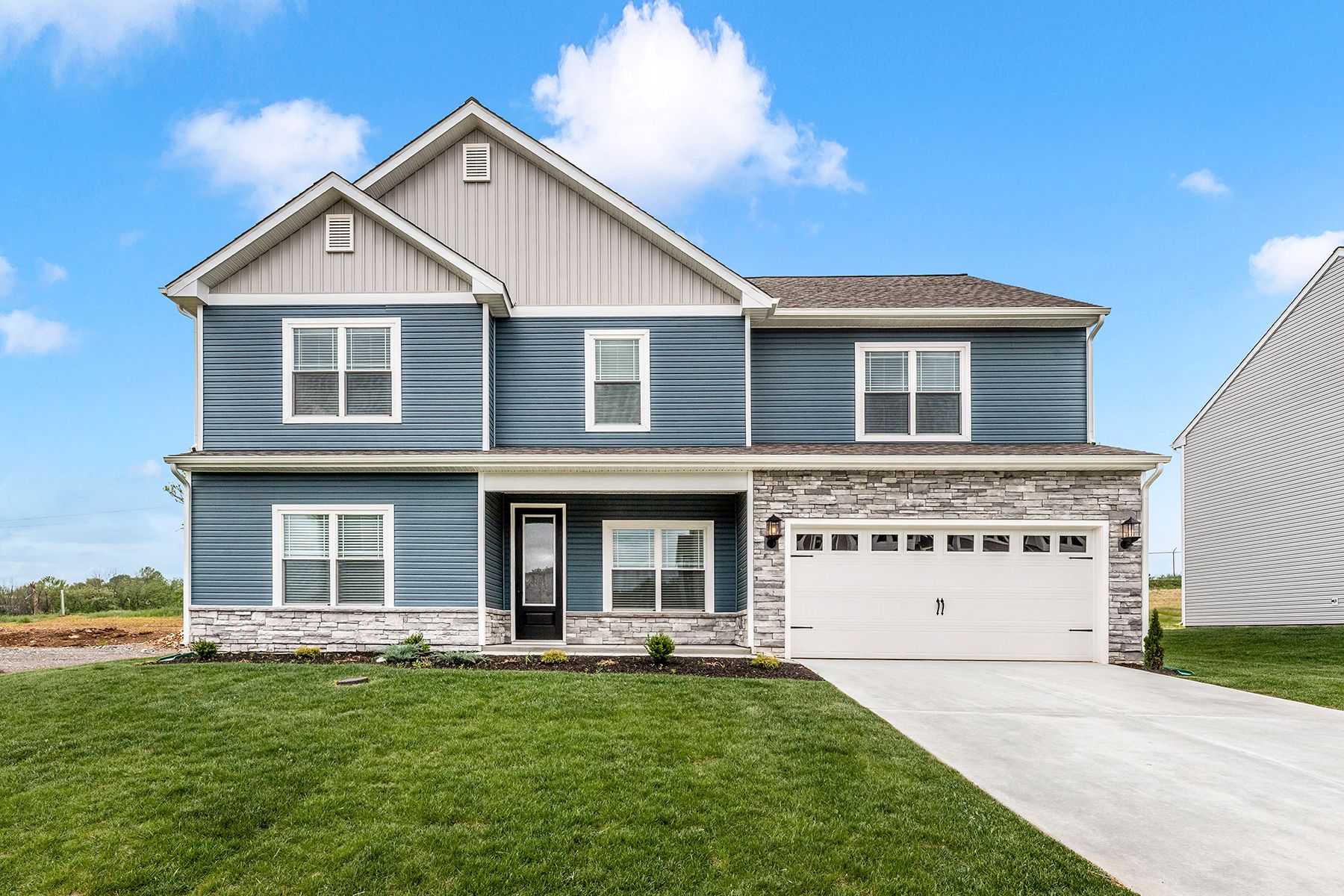 The Montgomery has a spacious 2-car garage:The Montgomery has a spacious 2-car garage