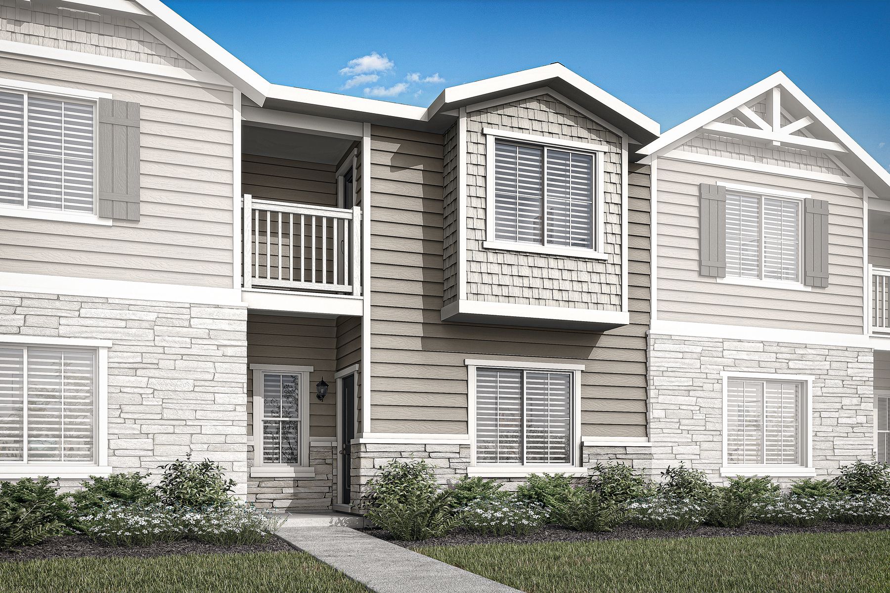 The Basin by LGI Homes:The Basin is a beautiful two story townhome.