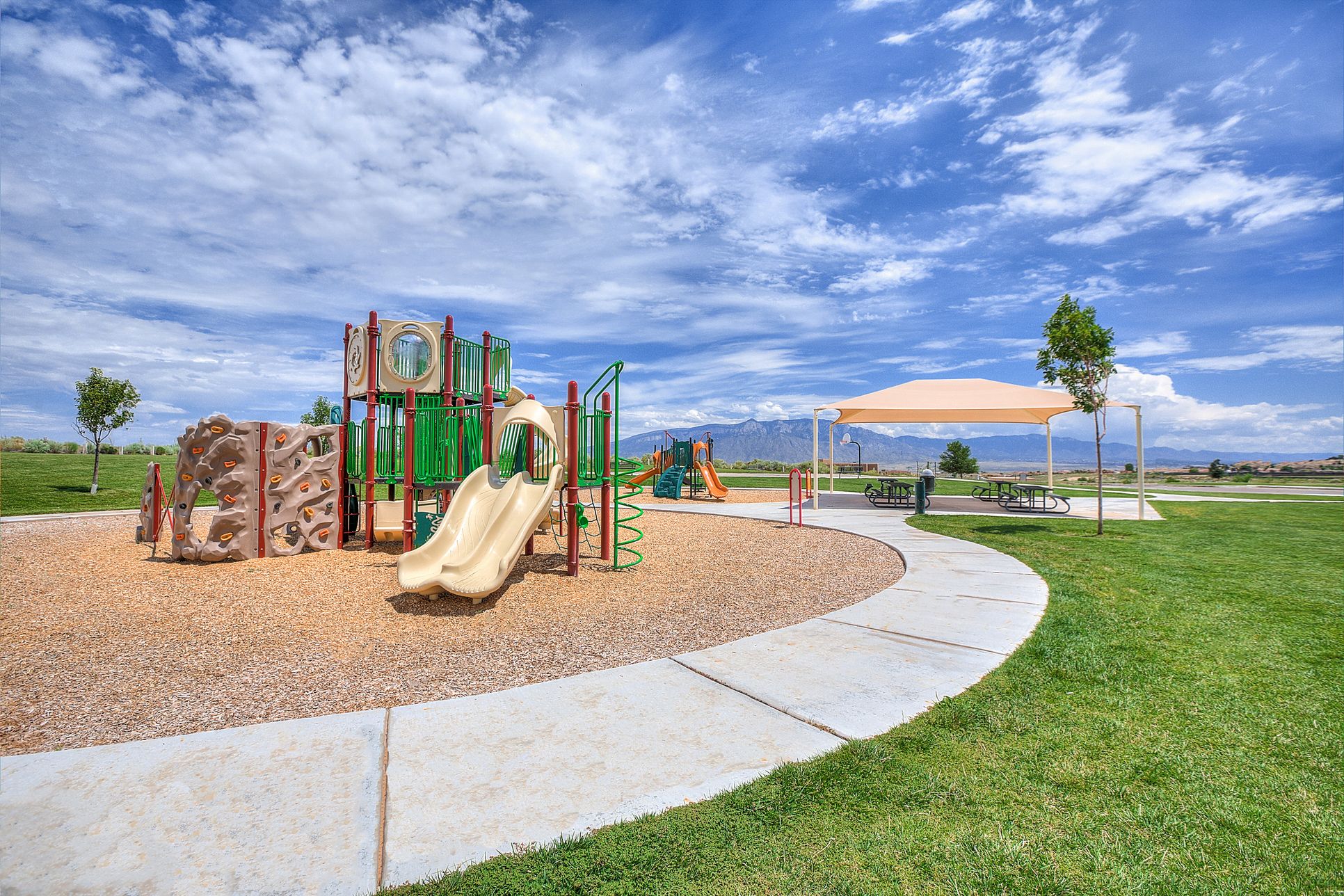 This community has a playground for kids to enjoy!