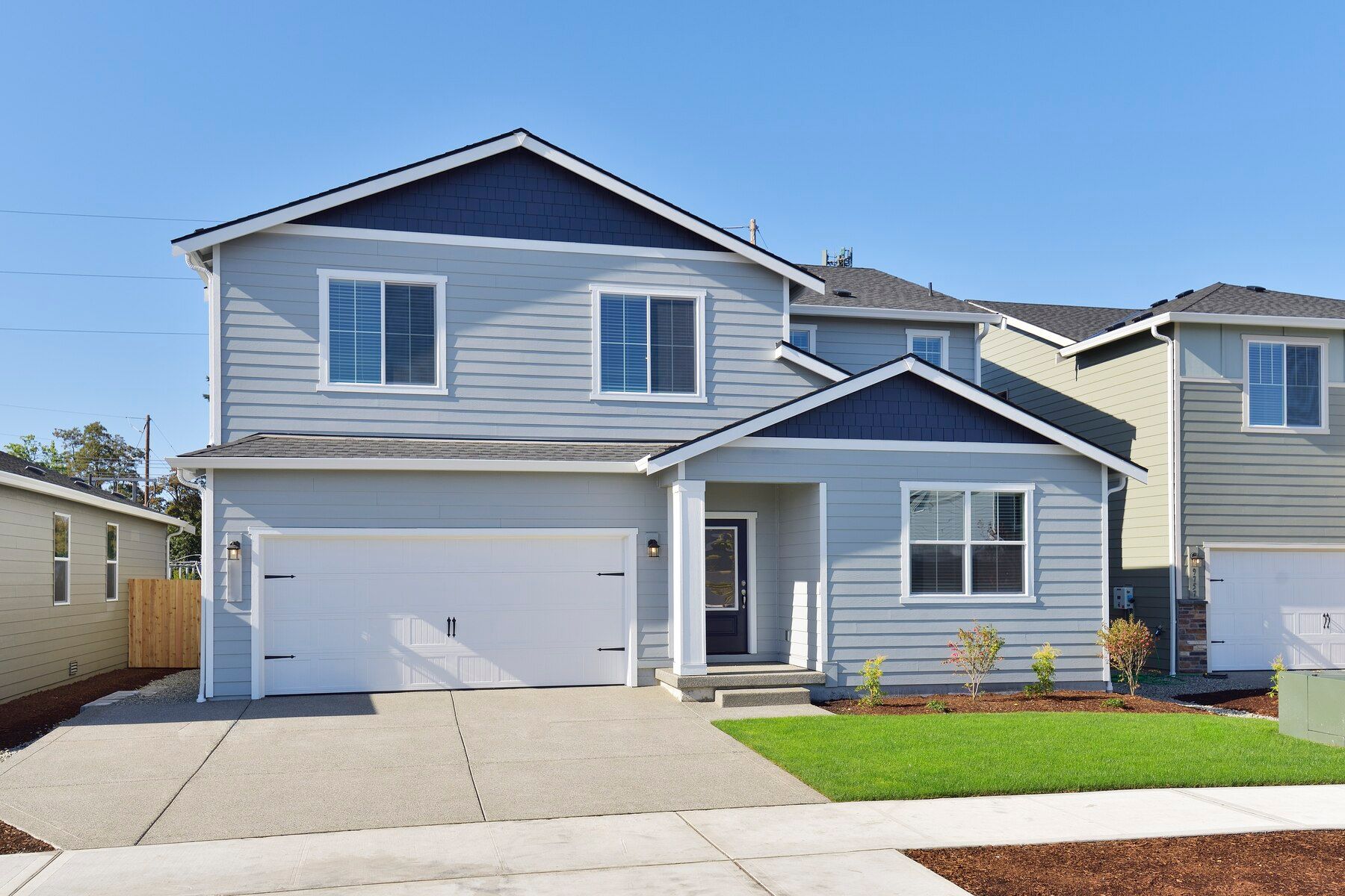 The Whidbey is a beautiful two-story home.