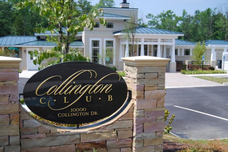 Collington Club Sign