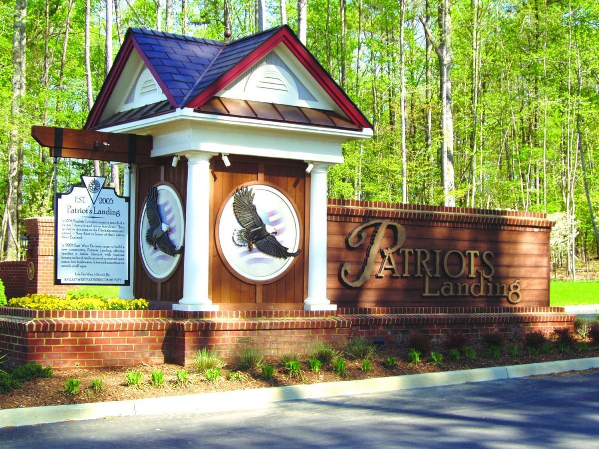 Patriots Landing Entry