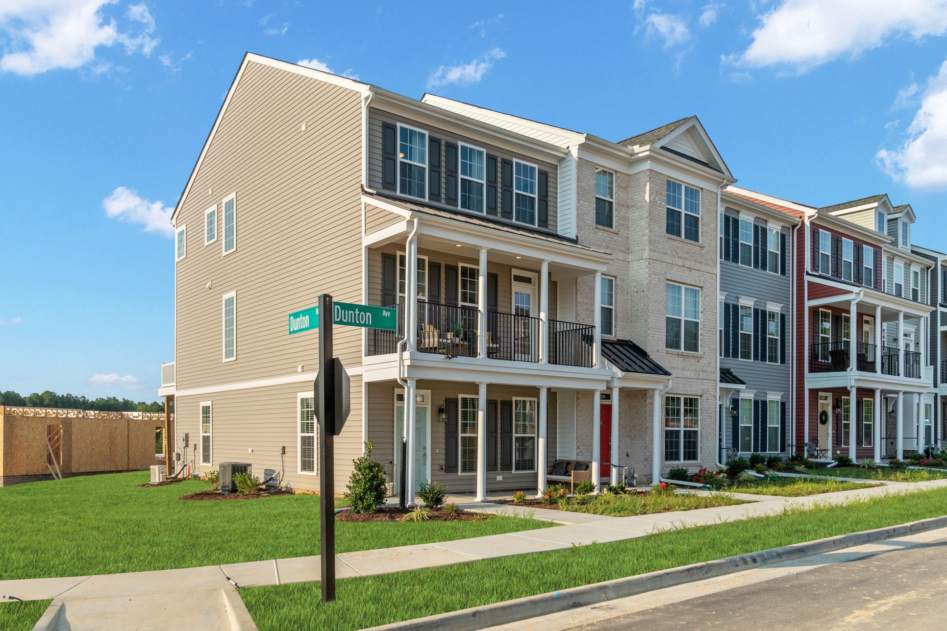 Cosby Village 3Story Townhomes in Chesterfield, VA New Homes by Main