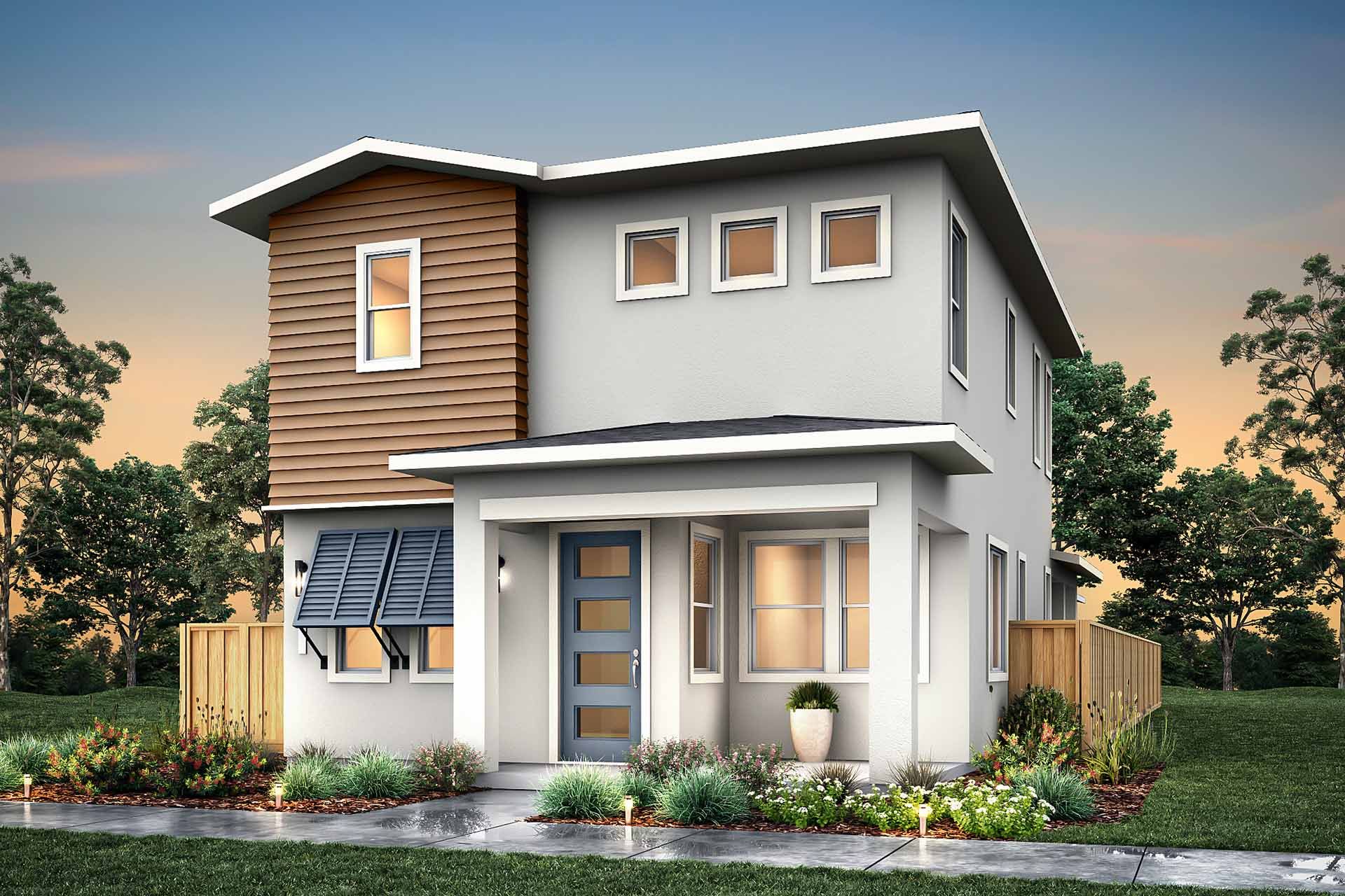Cottages at Marina Station:Elevation C Plan 4