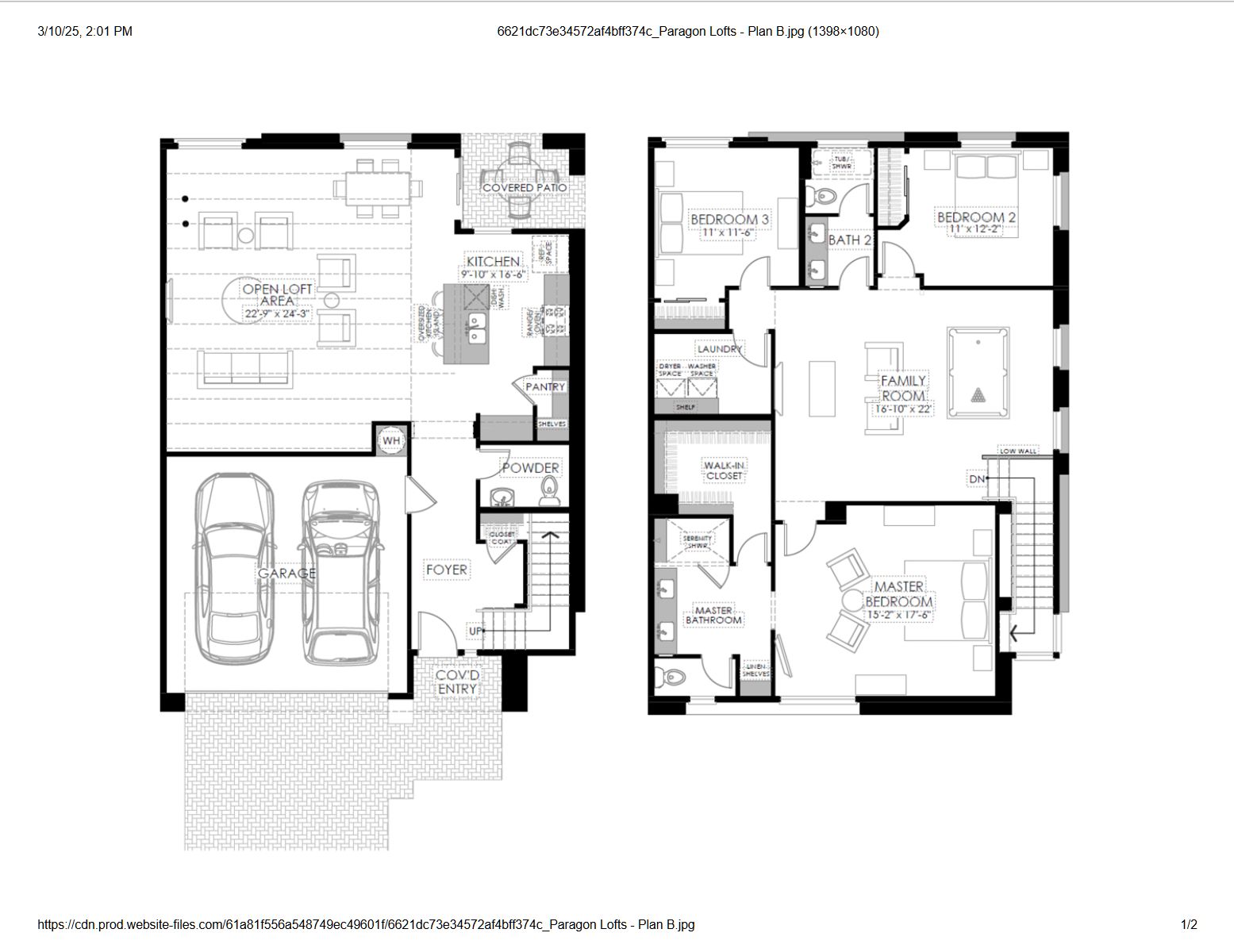 Paragon Lofts by Kavison Homes - Plan B:Community Image