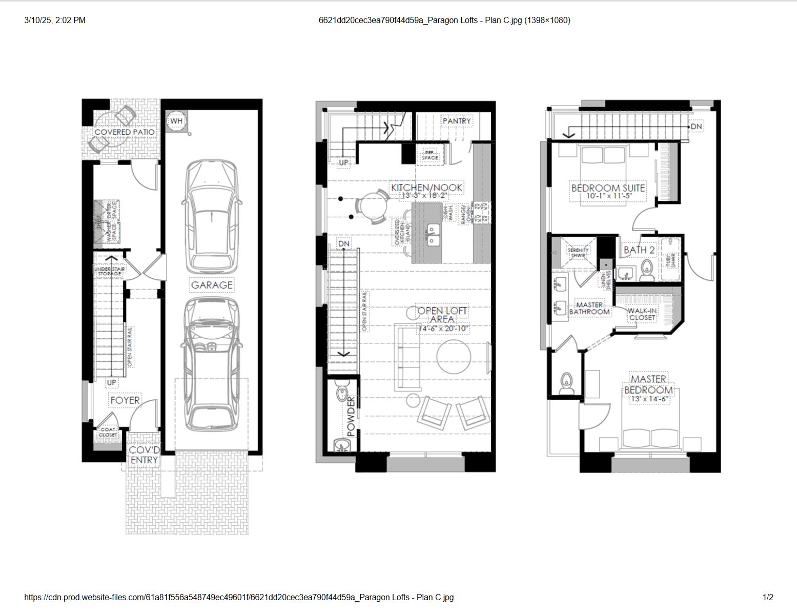 Paragon Lofts by Kavison Homes - Plan C:Community Image
