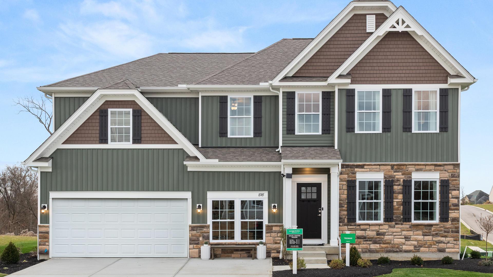 Single-family homes now selling in Oakdale, PA.
