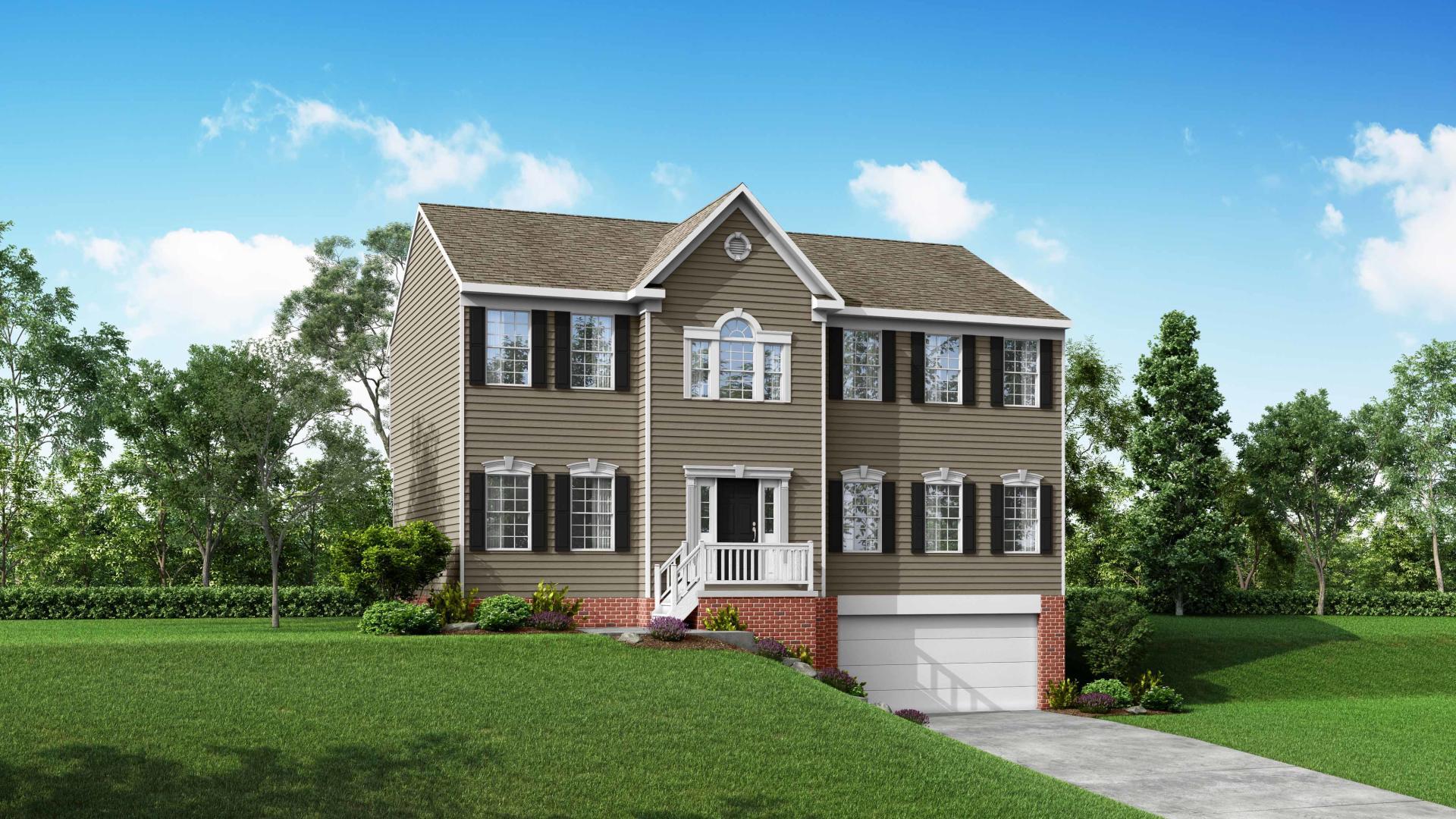 Exterior:Elevation: A Opt Base Front