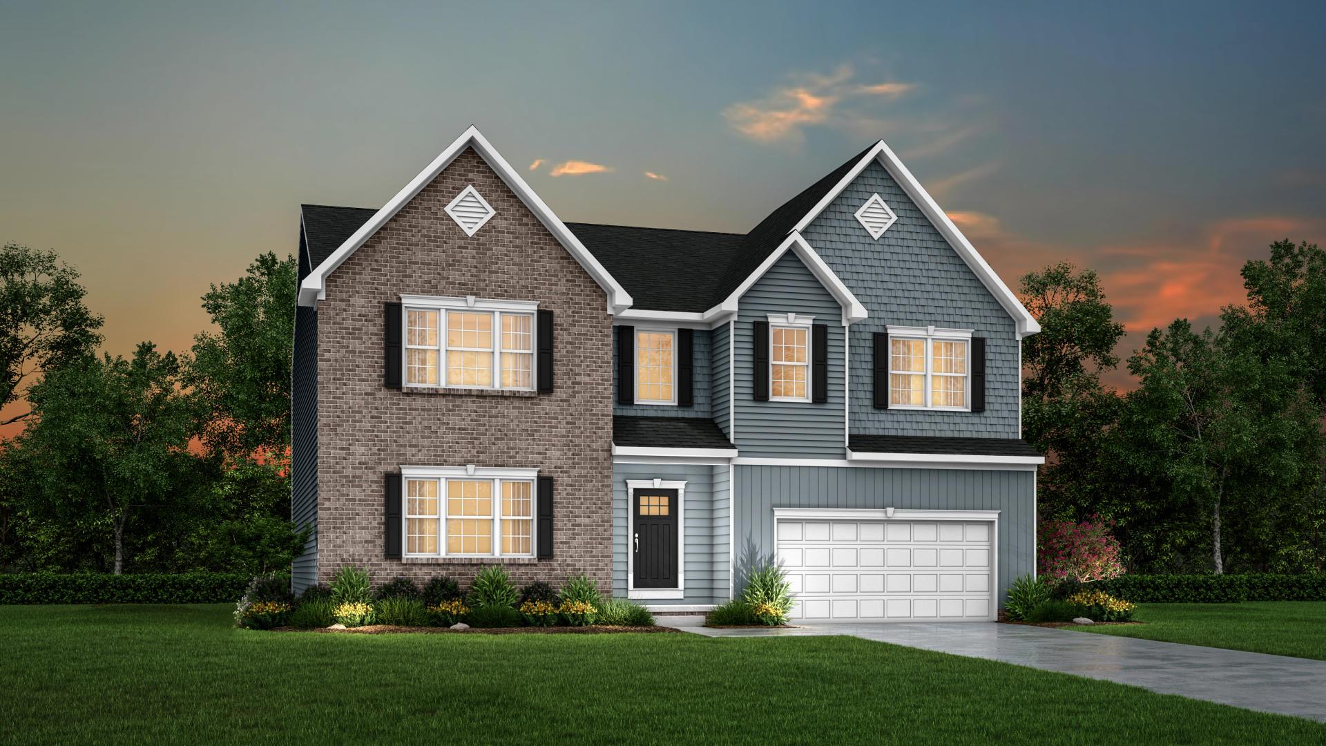 Exterior:Elevation: K Brick