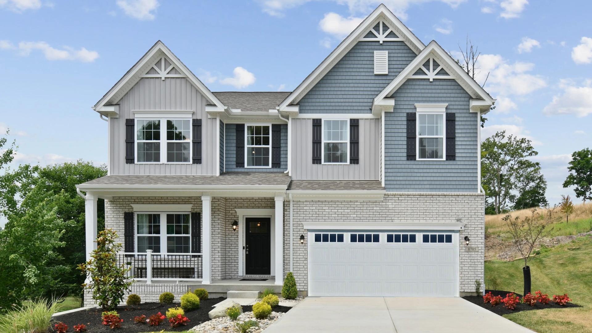 Single-family homes in Hampton School District that includes spacious homesites and wooded backyards.