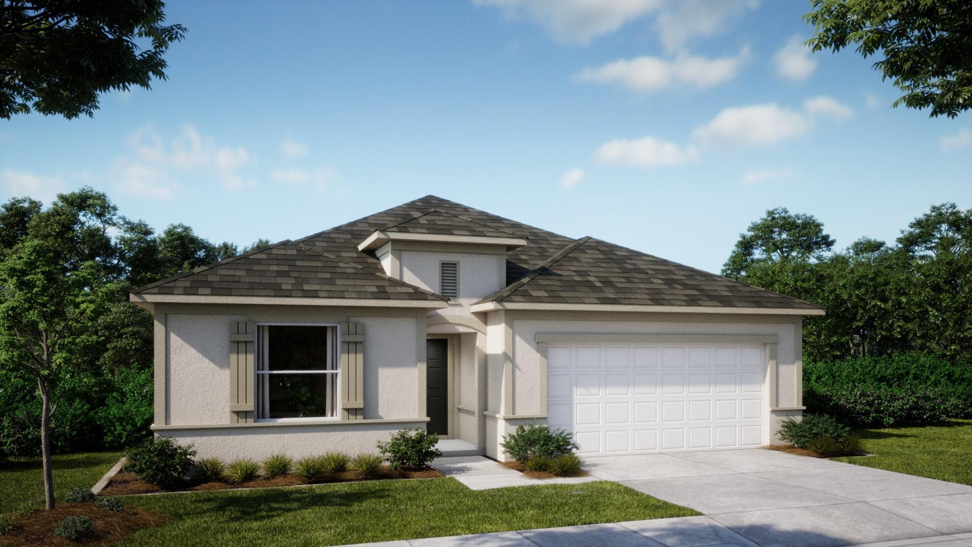 Exterior:Elevation: B Opt Base