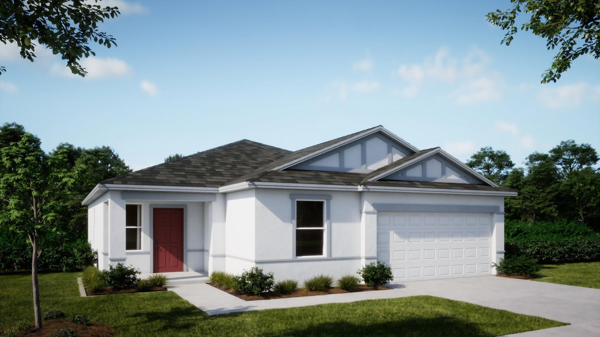 Exterior:Elevation: A Opt Base
