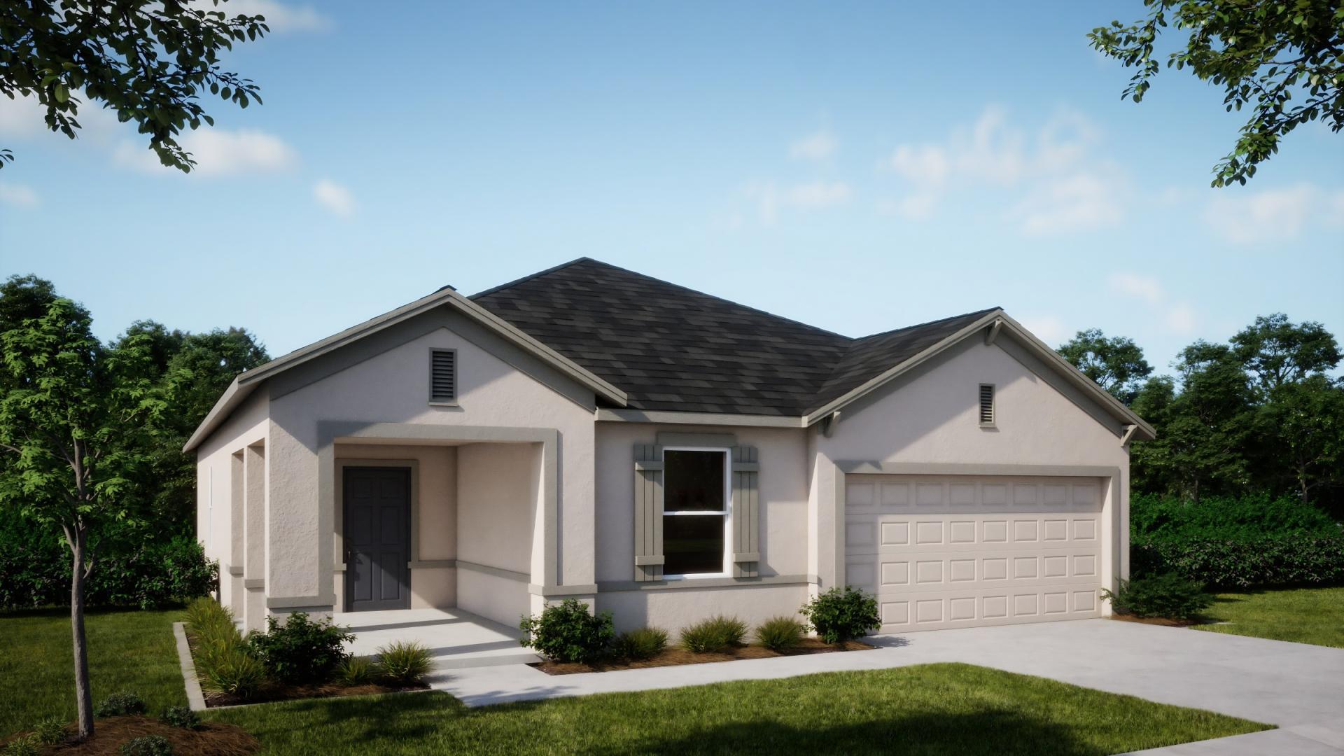 Exterior:Elevation: B Opt Base