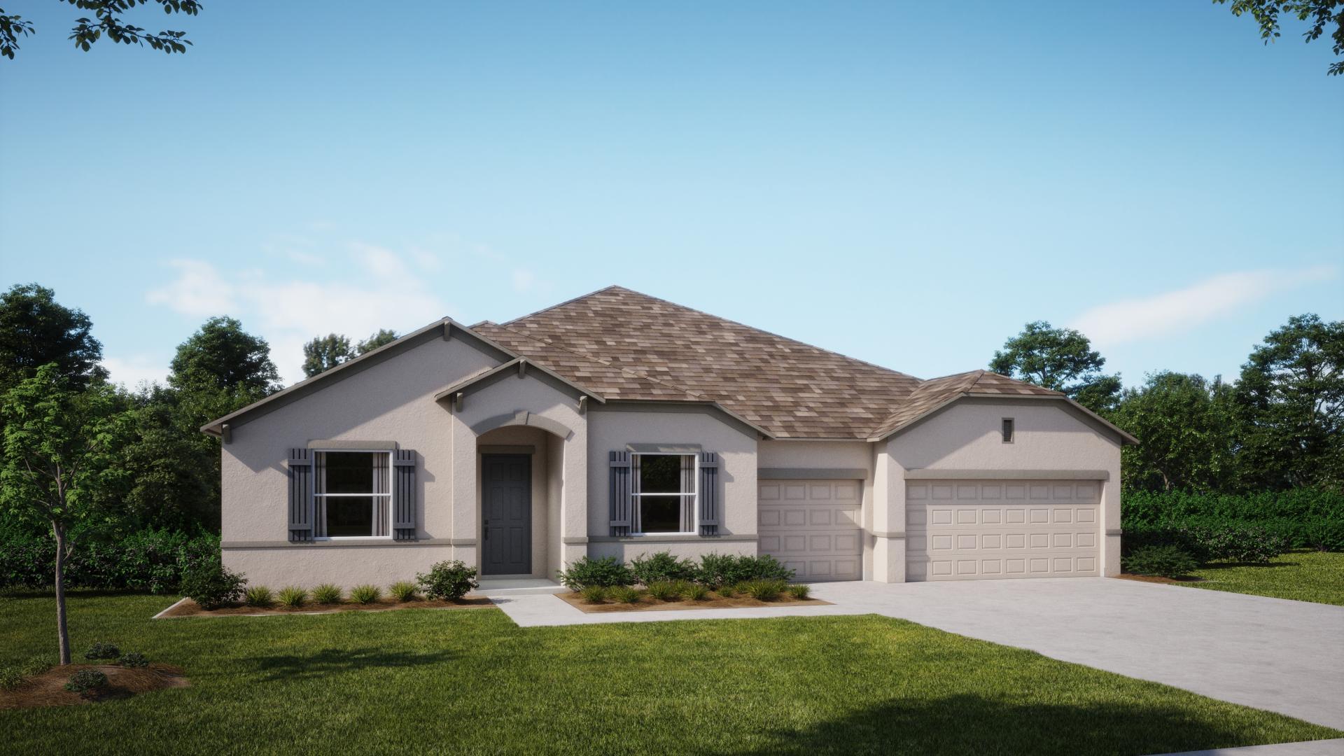 Exterior:Elevation: A Opt Base