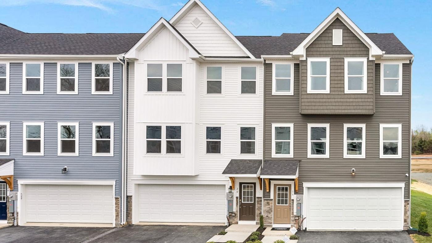 The area's largest townhomes with over 2,400 square feet, 2 car garages, and backyards.