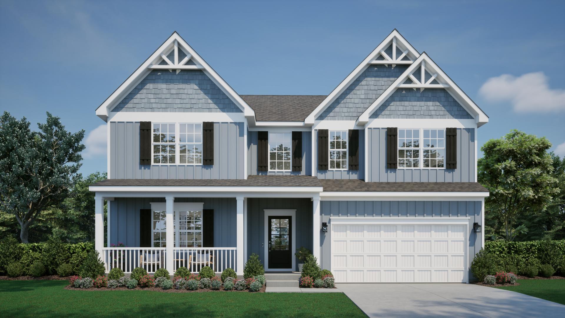 Exterior:Elevation: K Base with Optional Front Porch