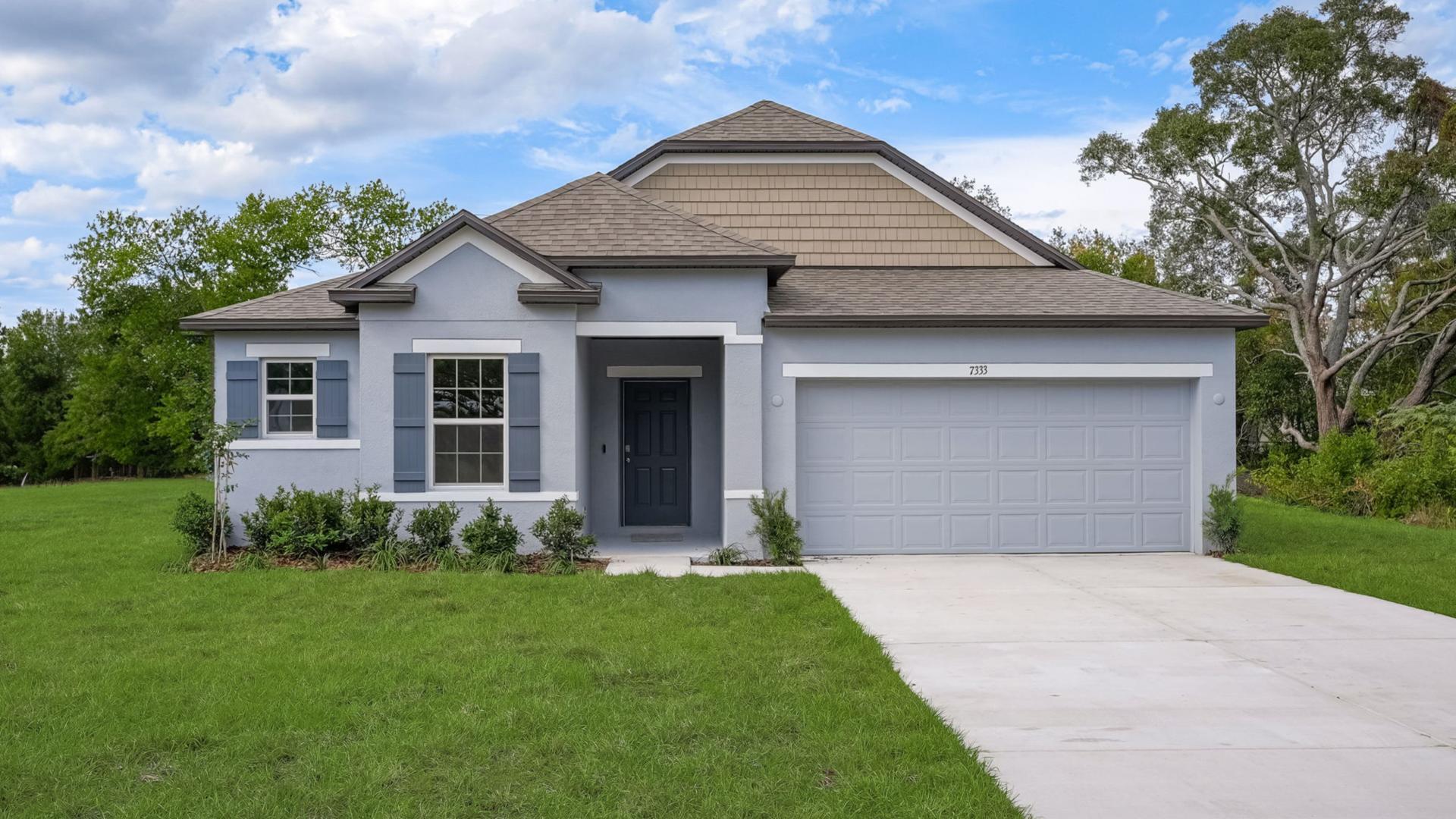 Choose your layout, your finishes—even your homesite.