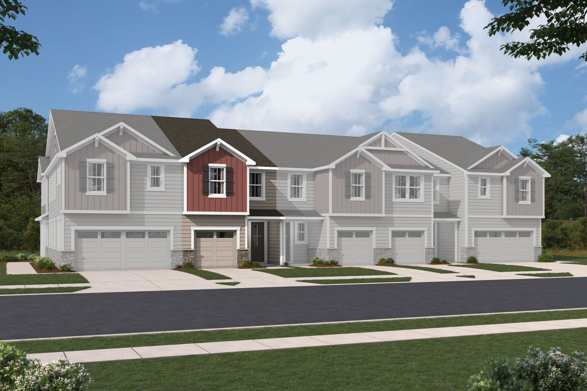 Exterior:Aurora Farmhouse III Elevation rendering