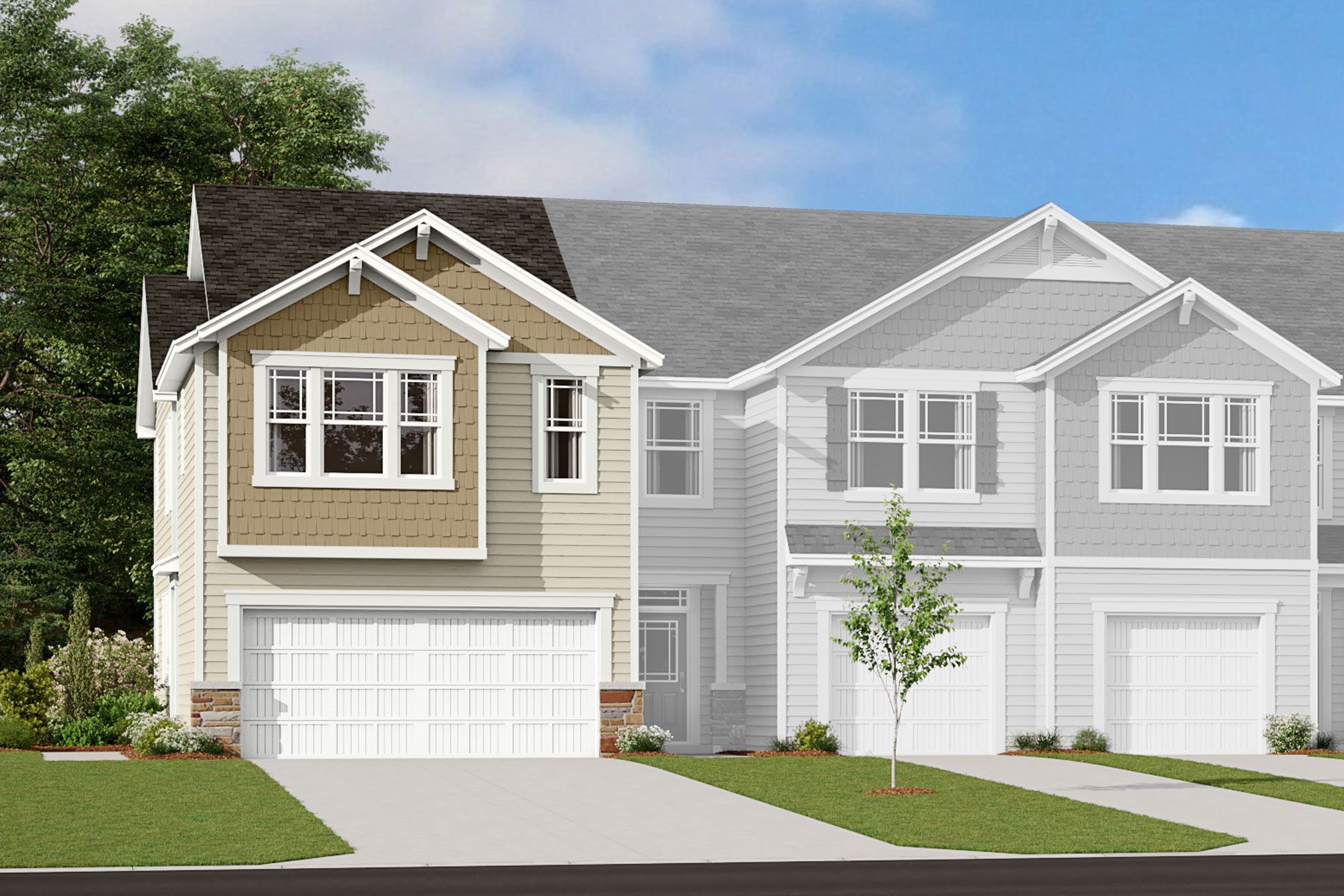 Exterior:Briana Craftsman Elevation rendering