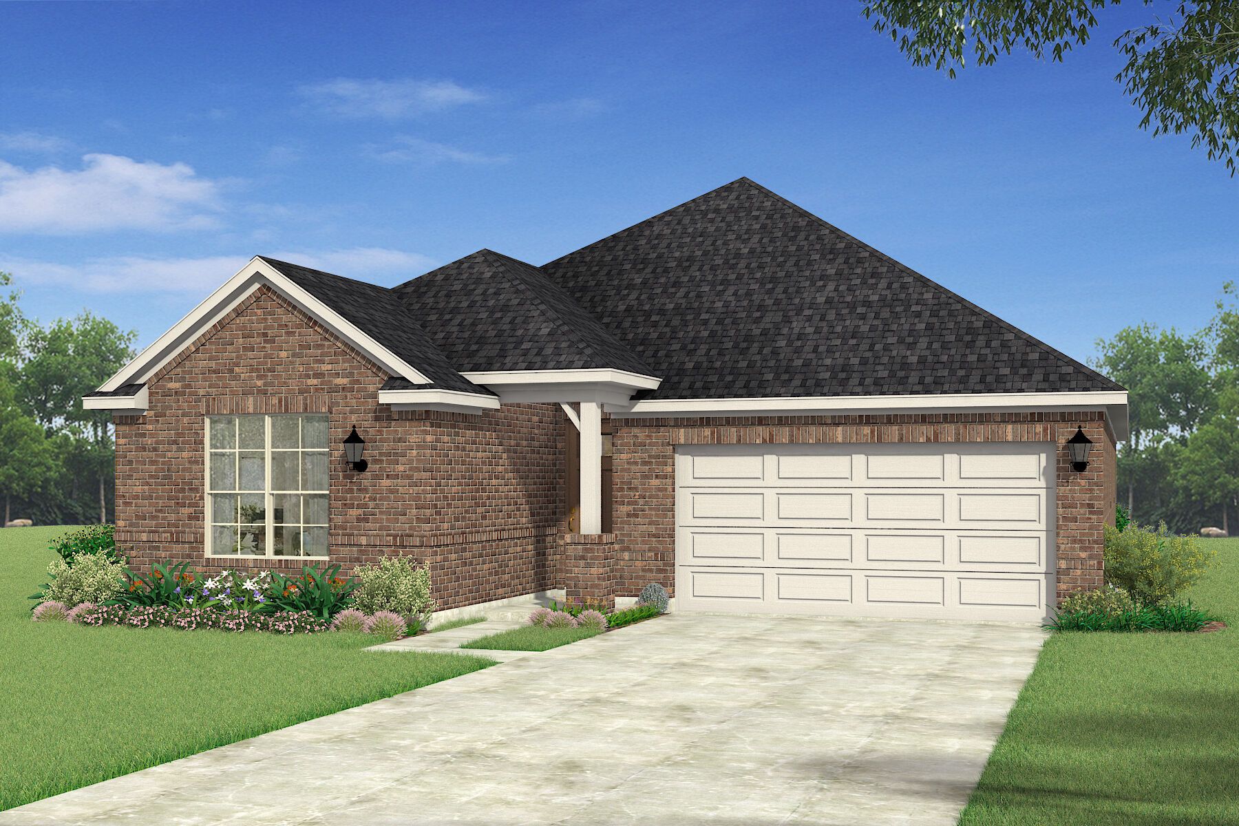 Exterior:The Elinor II - Hill Country 2 Elevation