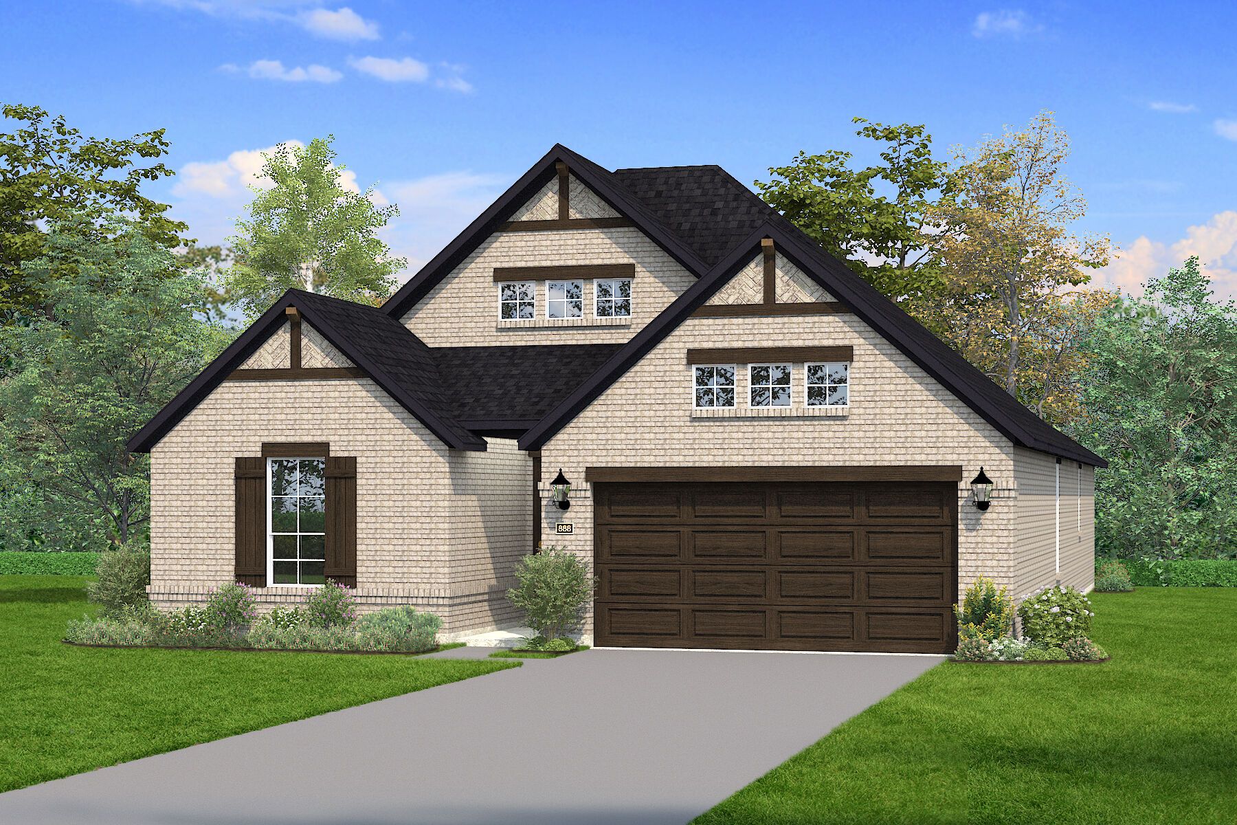 Exterior:The Bianca - Hill Country 2 Elevation
