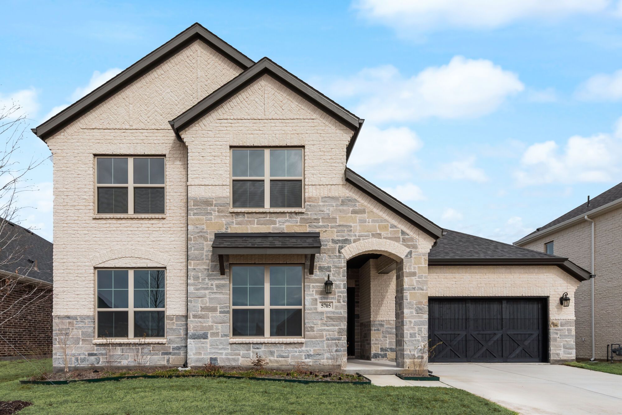 Exterior:Polermo Old World Front Elevation