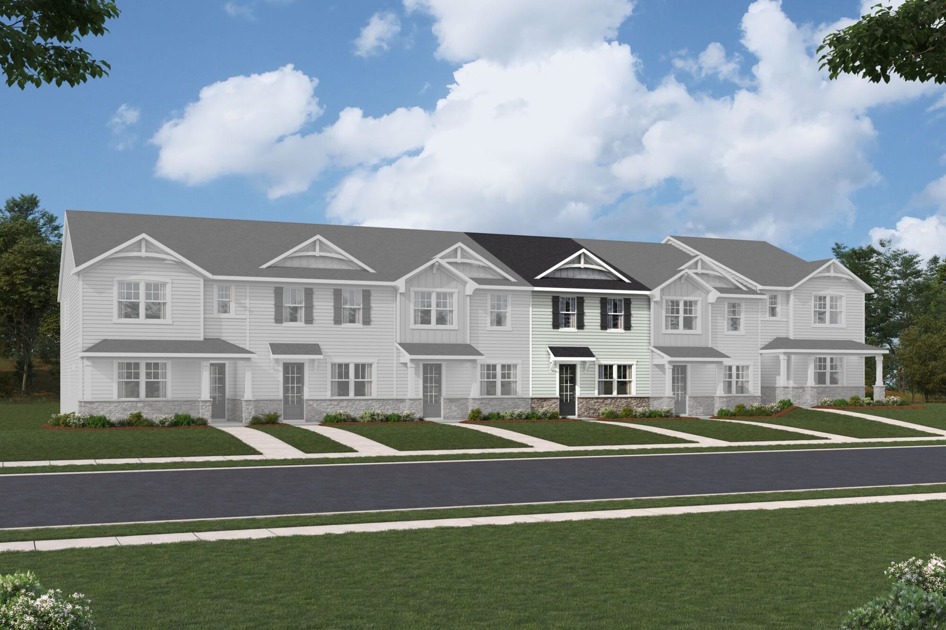 Exterior:Shelby French Country Elevation rendering
