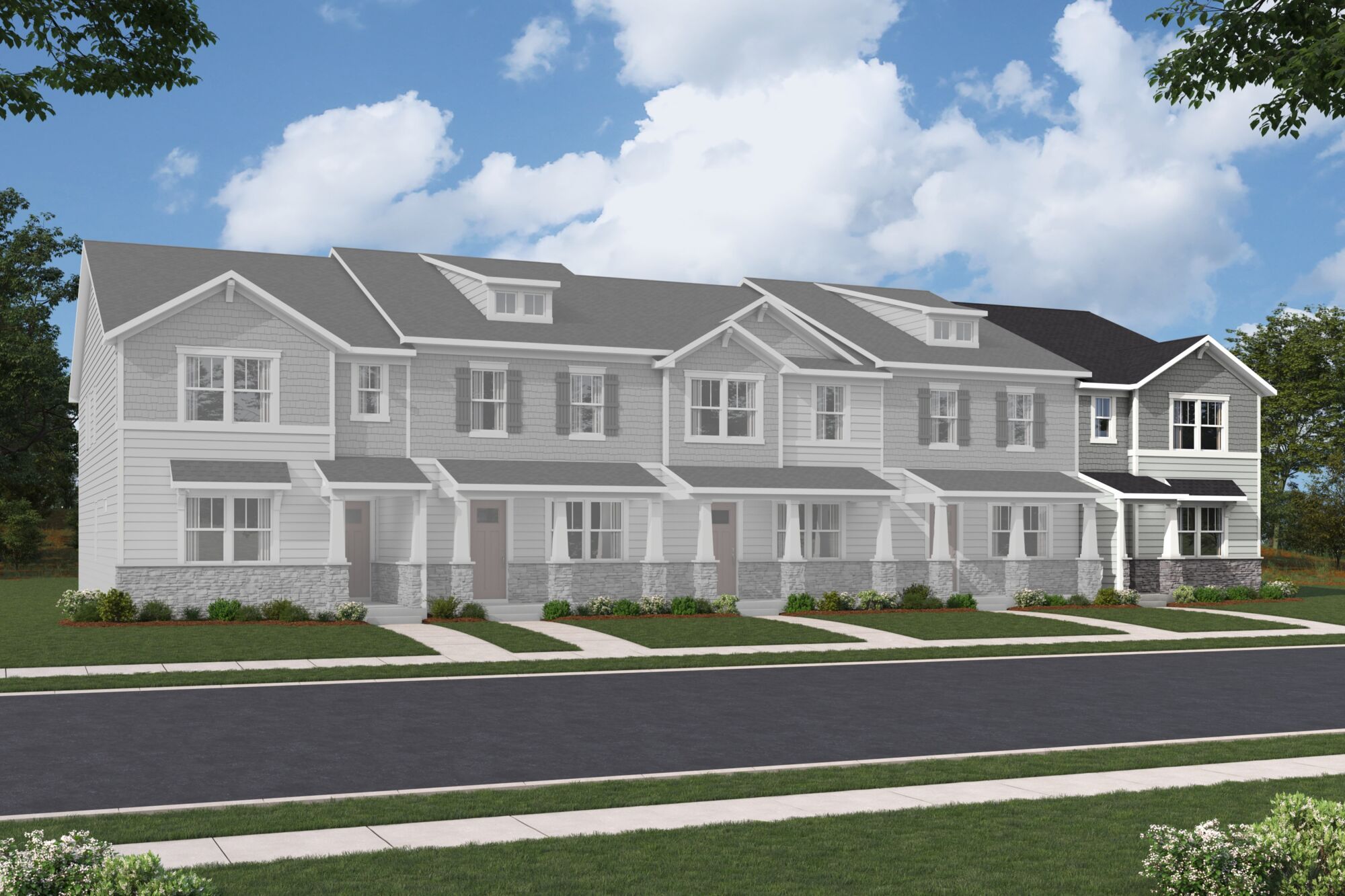 Exterior:Grifton Craftsman Elevation rendering