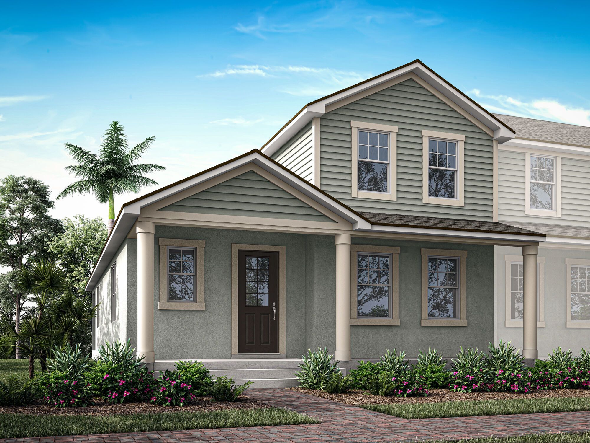 Exterior:Colonial Revival