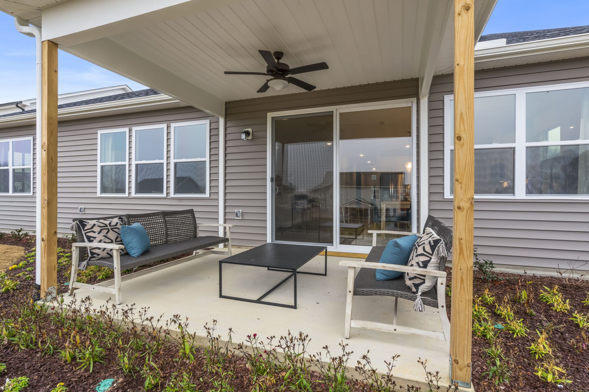 Exterior:Clearwater Model Home - Back Patio