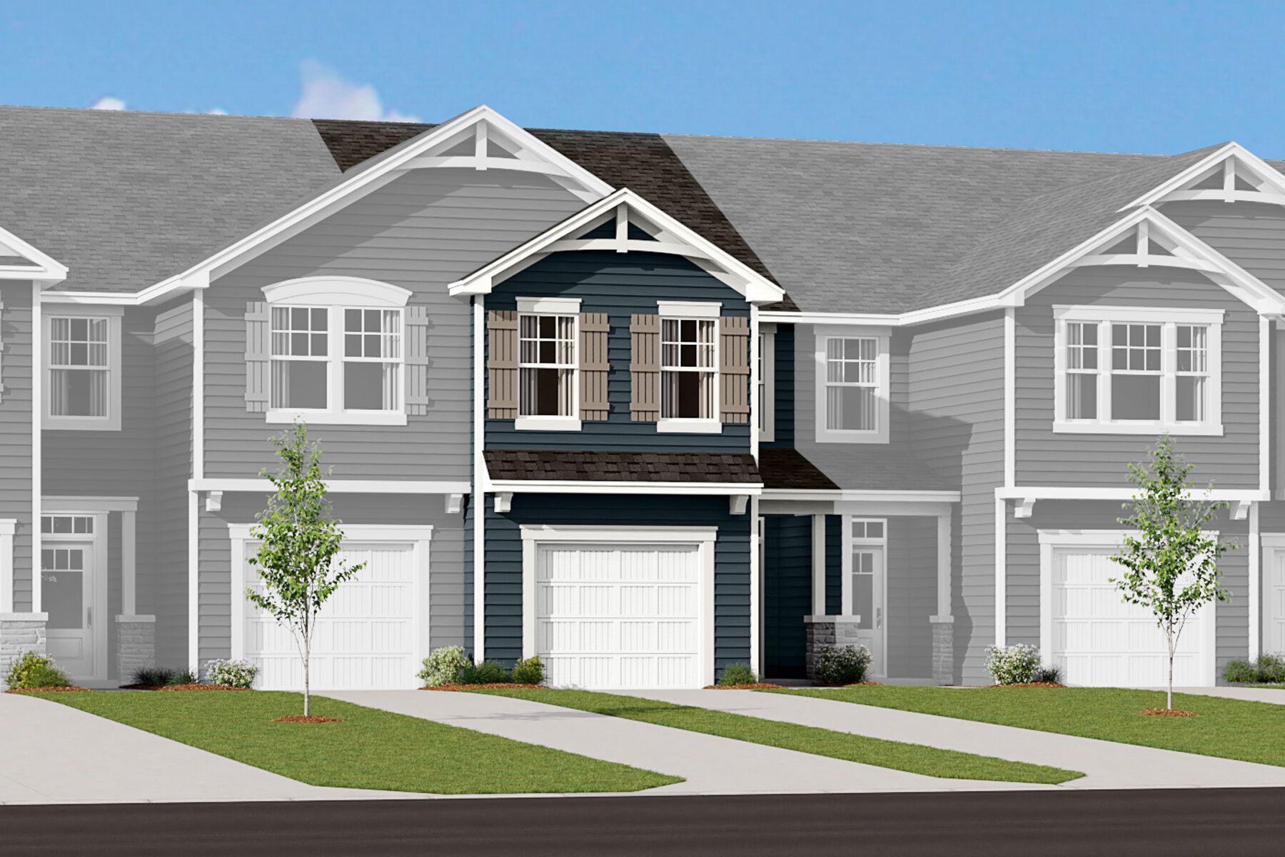Exterior:Amira French Country Elevation rendering