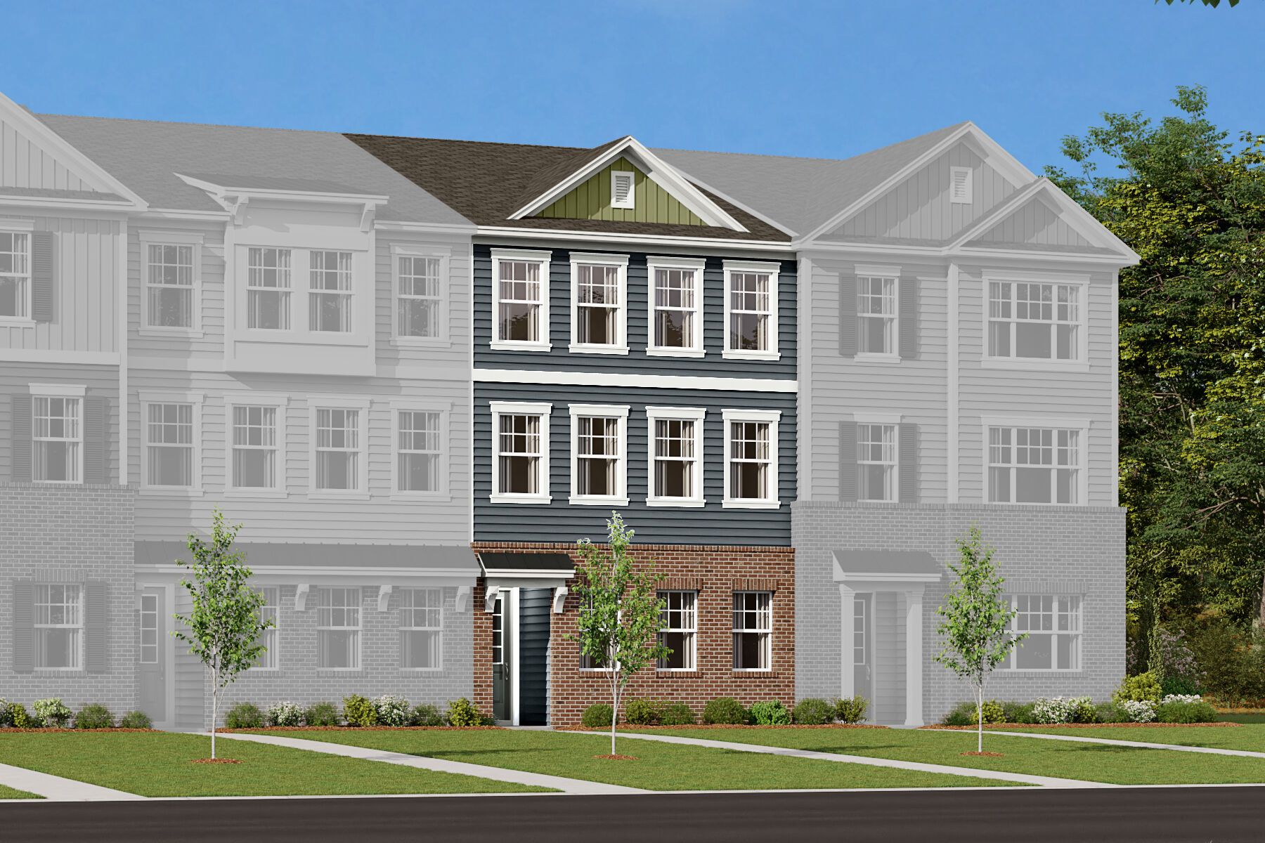 Exterior:Sycamore Traditional III Elevation