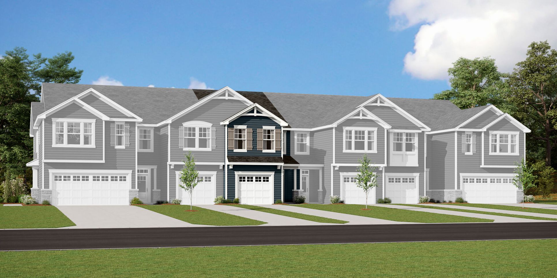 Exterior:Amira French Country Elevation rendering