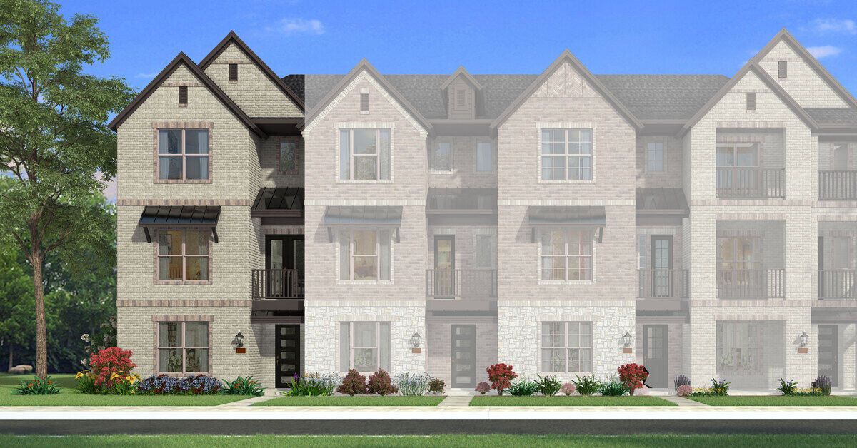 Exterior:The Jamestown - C (Transitional) Elevation