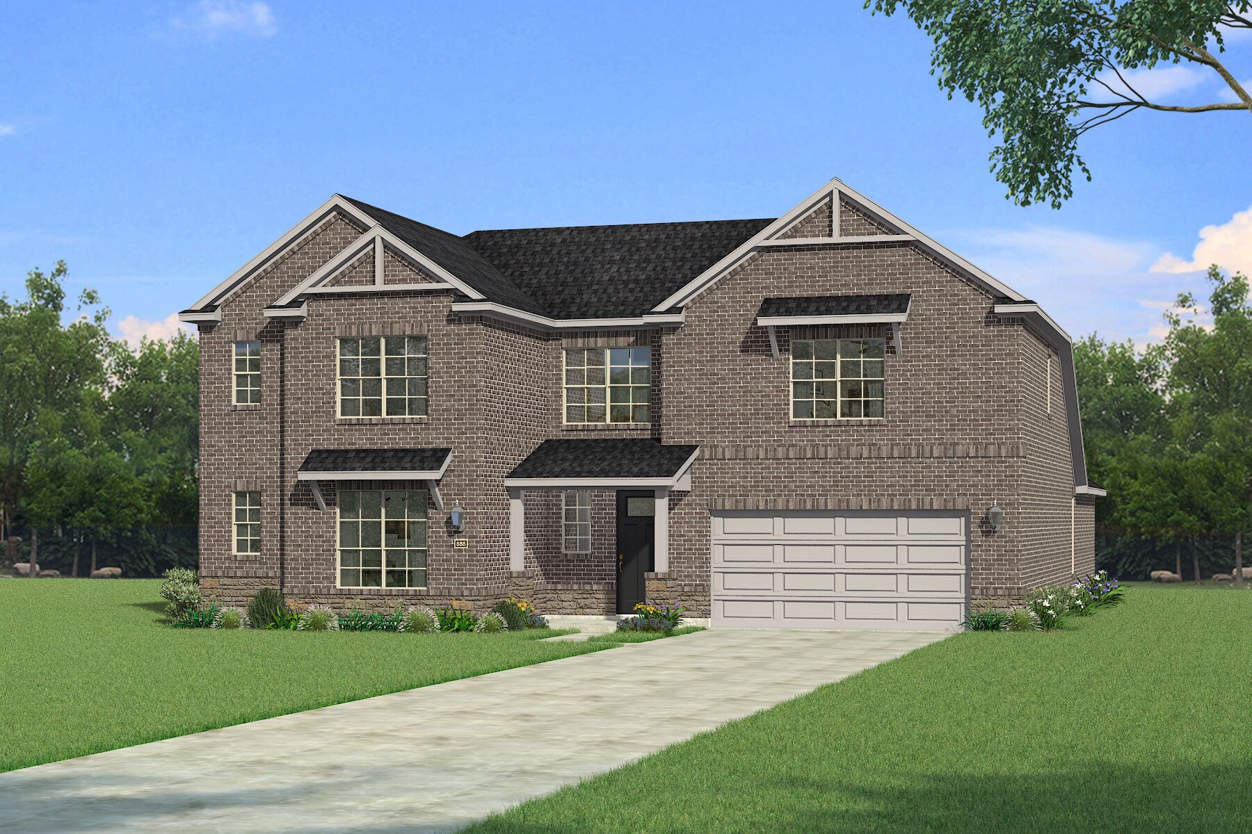 Exterior:The Mykonos - Hill Country 2 Elevation