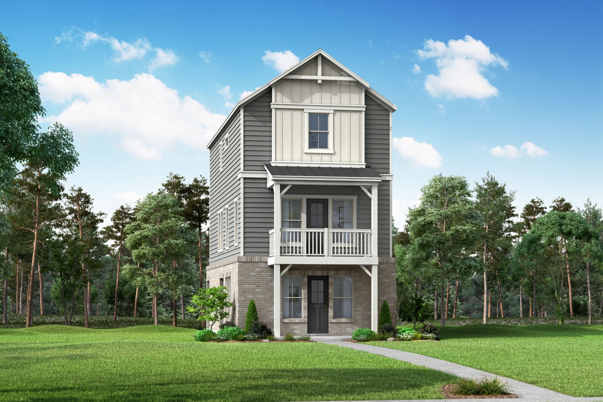 Exterior:The Magnolia - Farmhouse Elevation
