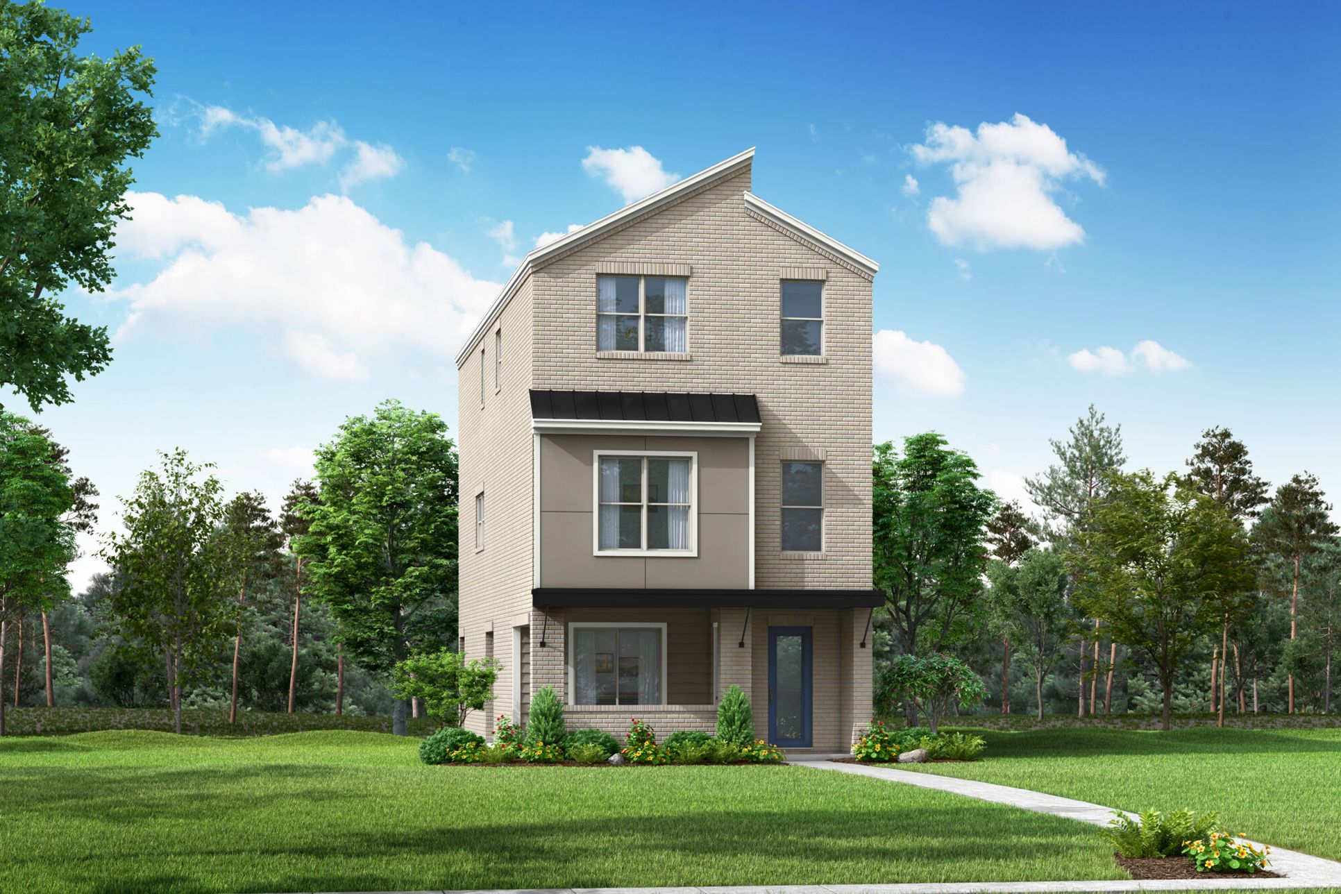 Exterior:The Marley - Modern Elevation