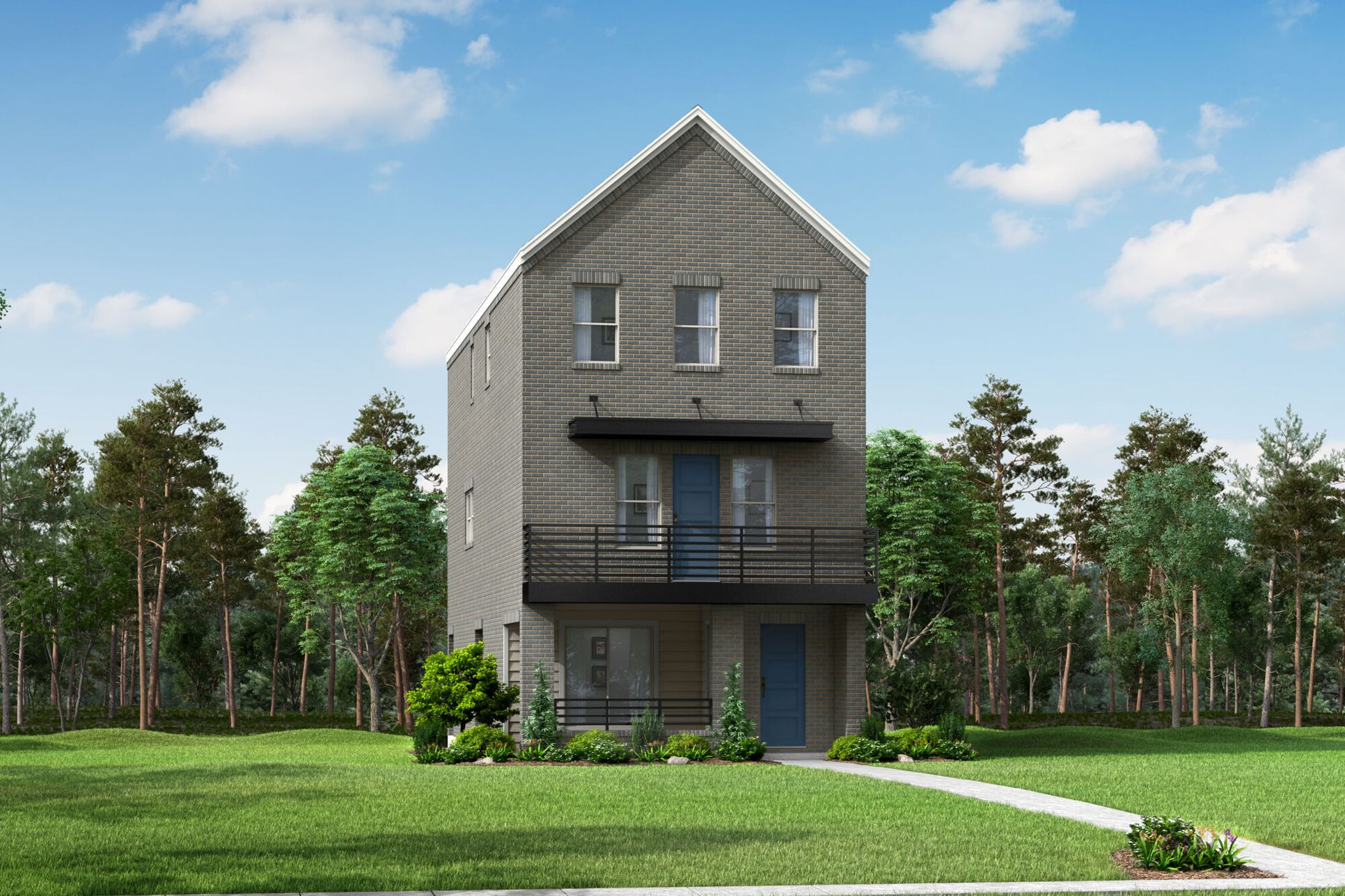Exterior:The Marley - Contemporary Elevation
