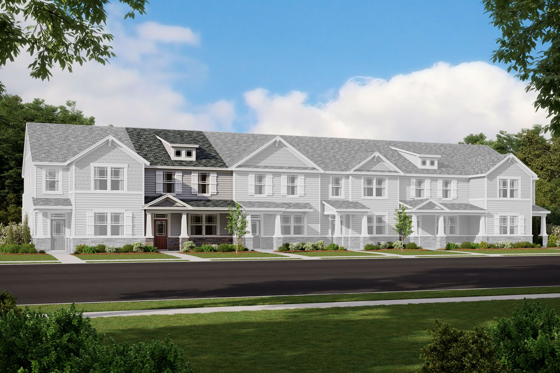 Exterior:Murphy Craftsman Elevation rendering