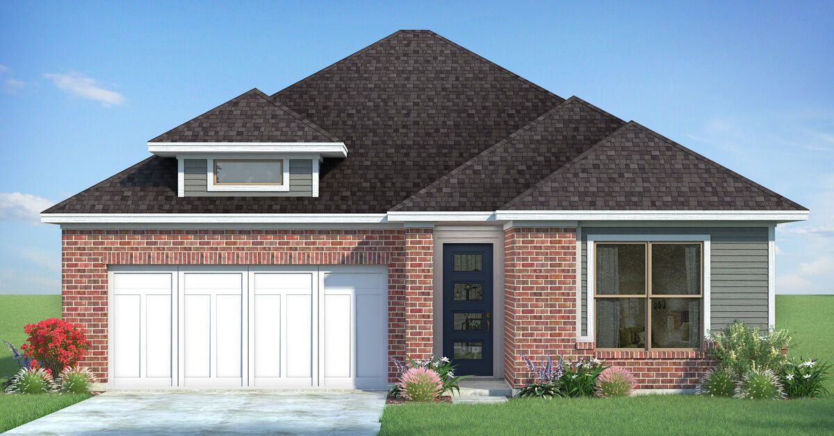 Exterior:The Antigua - Modern Prairie Elevation