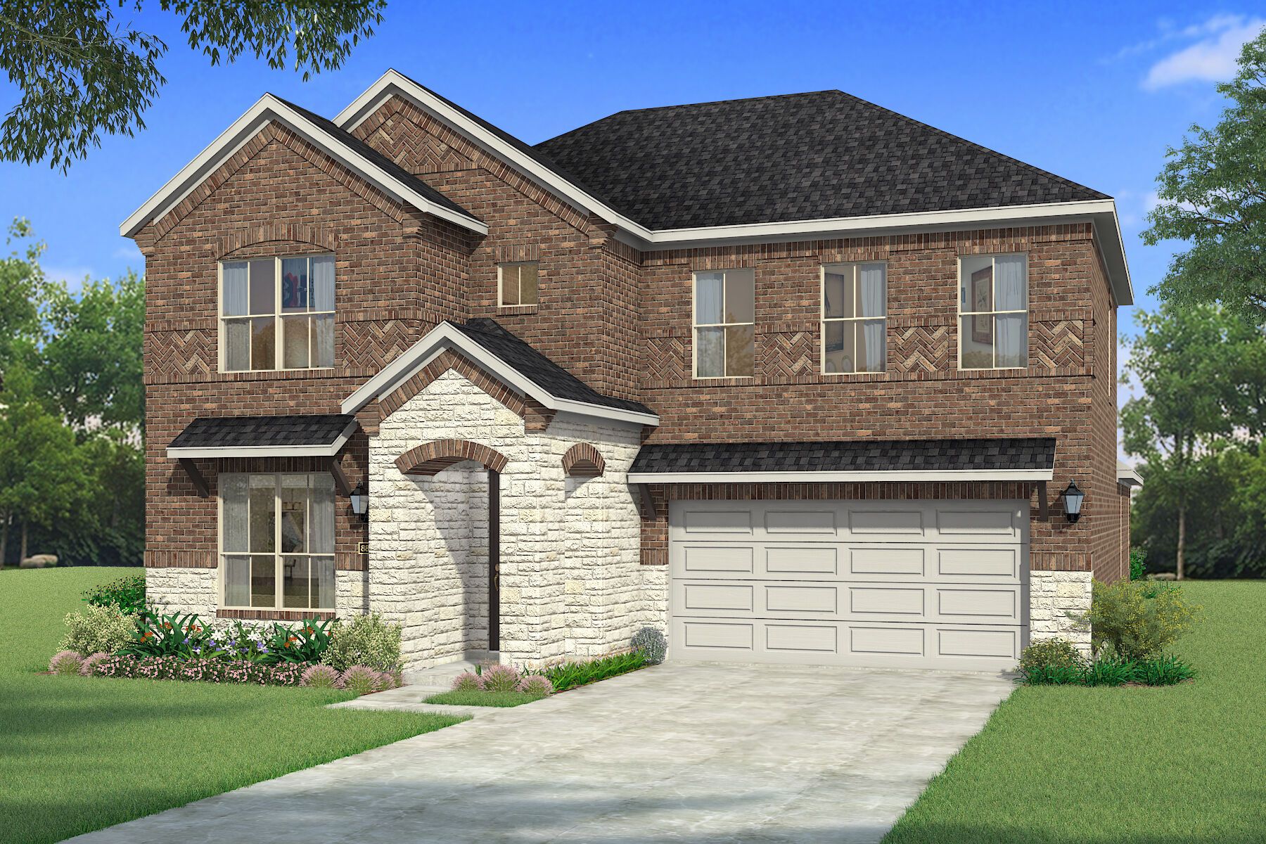 Exterior:The Isabela - Old World Elevation