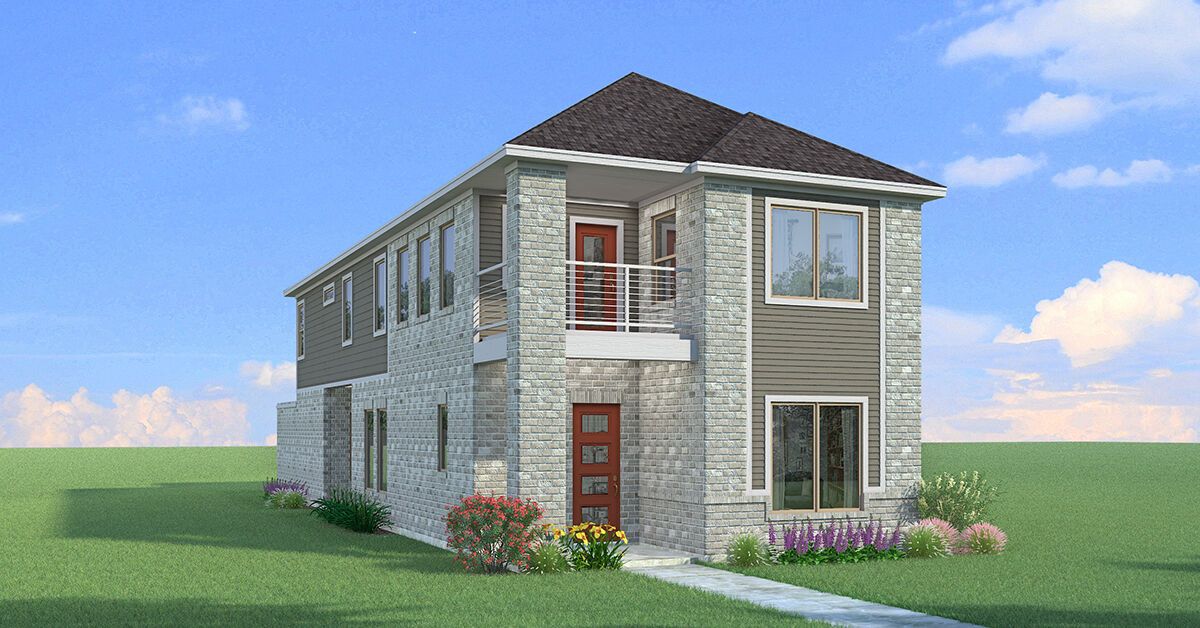 Exterior:The Sinclair - Modern Prairie Elevation