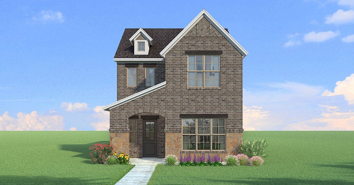 Exterior:The Sinclair - French Country Elevation
