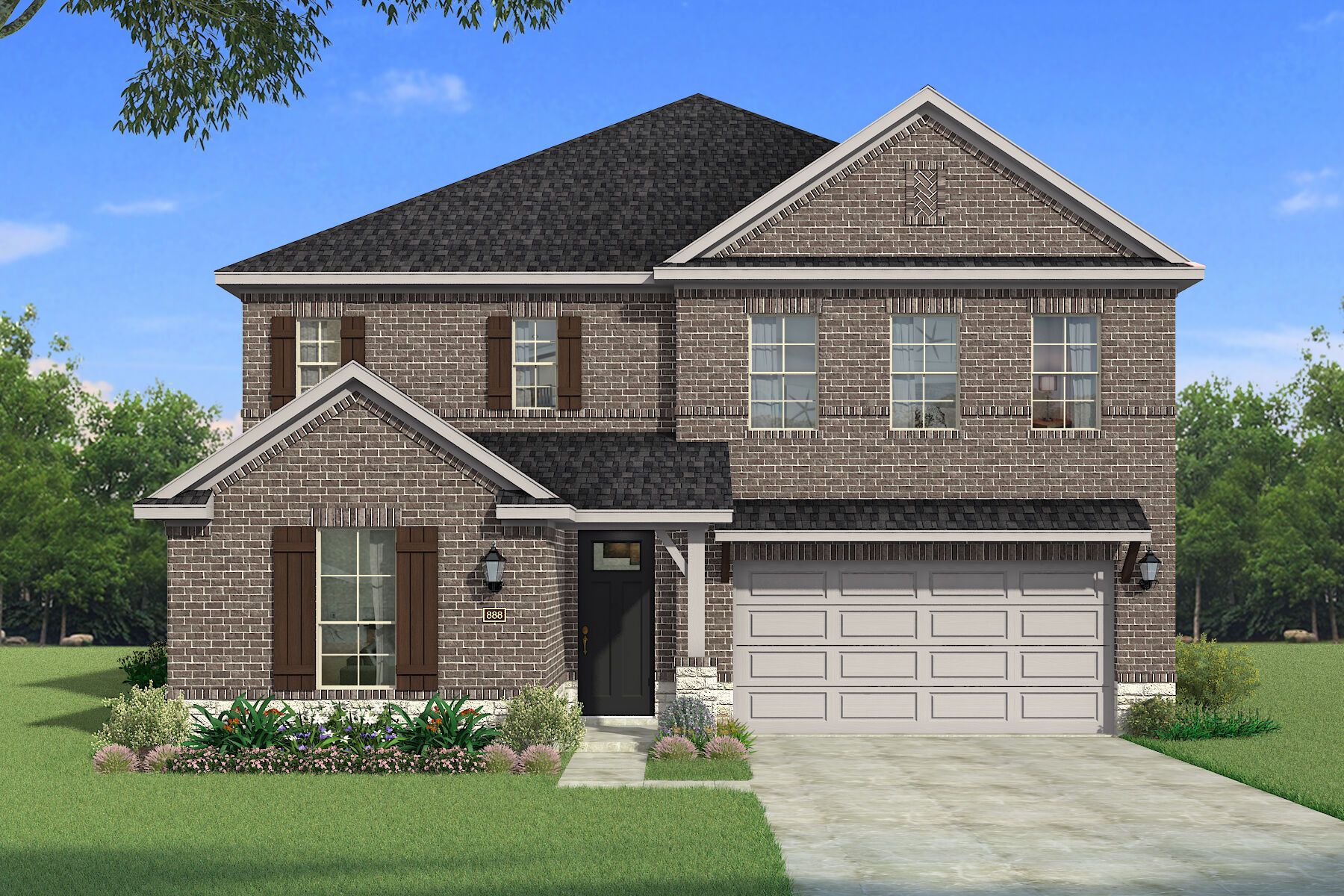 Exterior:The Mirabel - Hill Country 2 Elevation