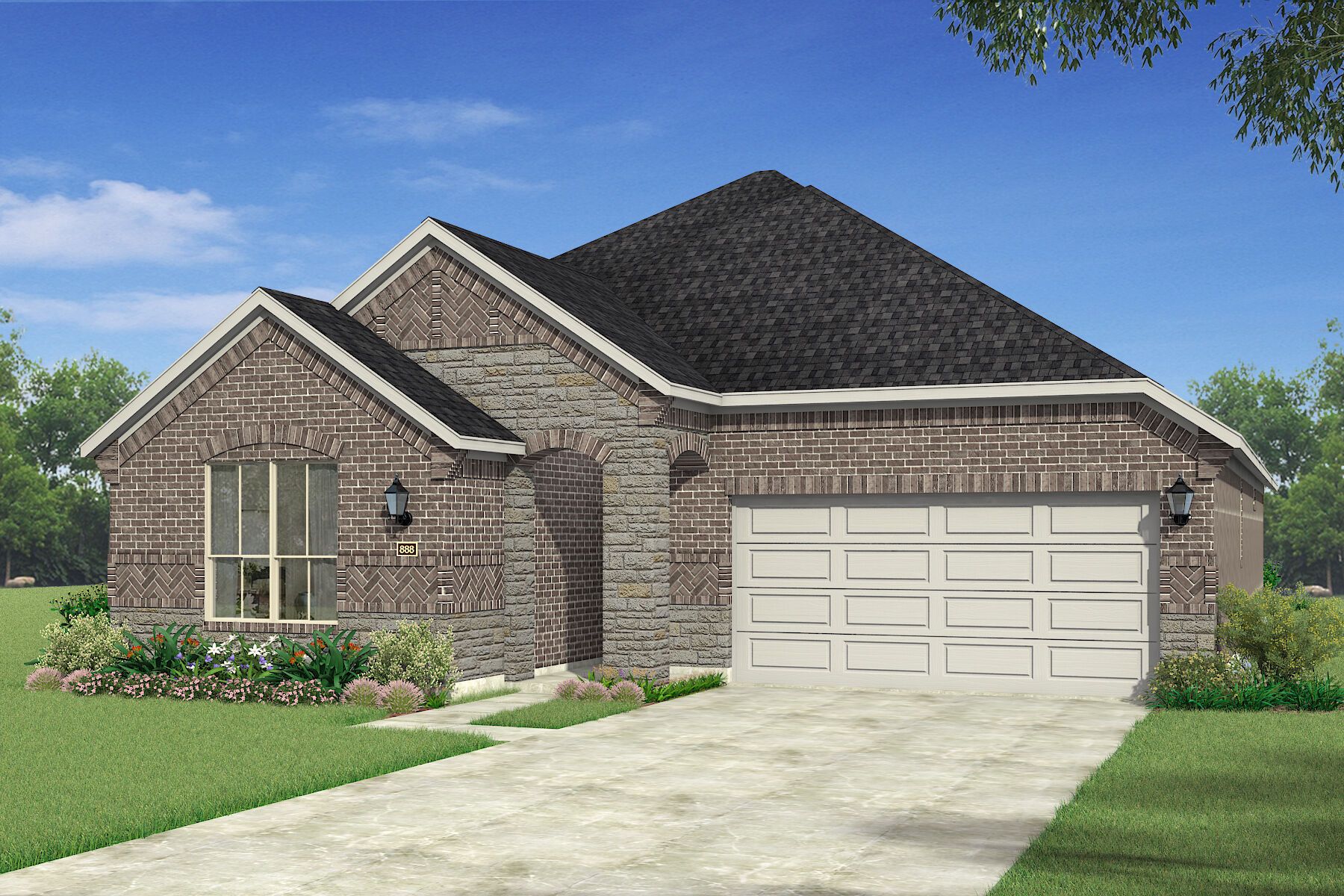 Exterior:The Elinor: Game Room - Old World Elevation