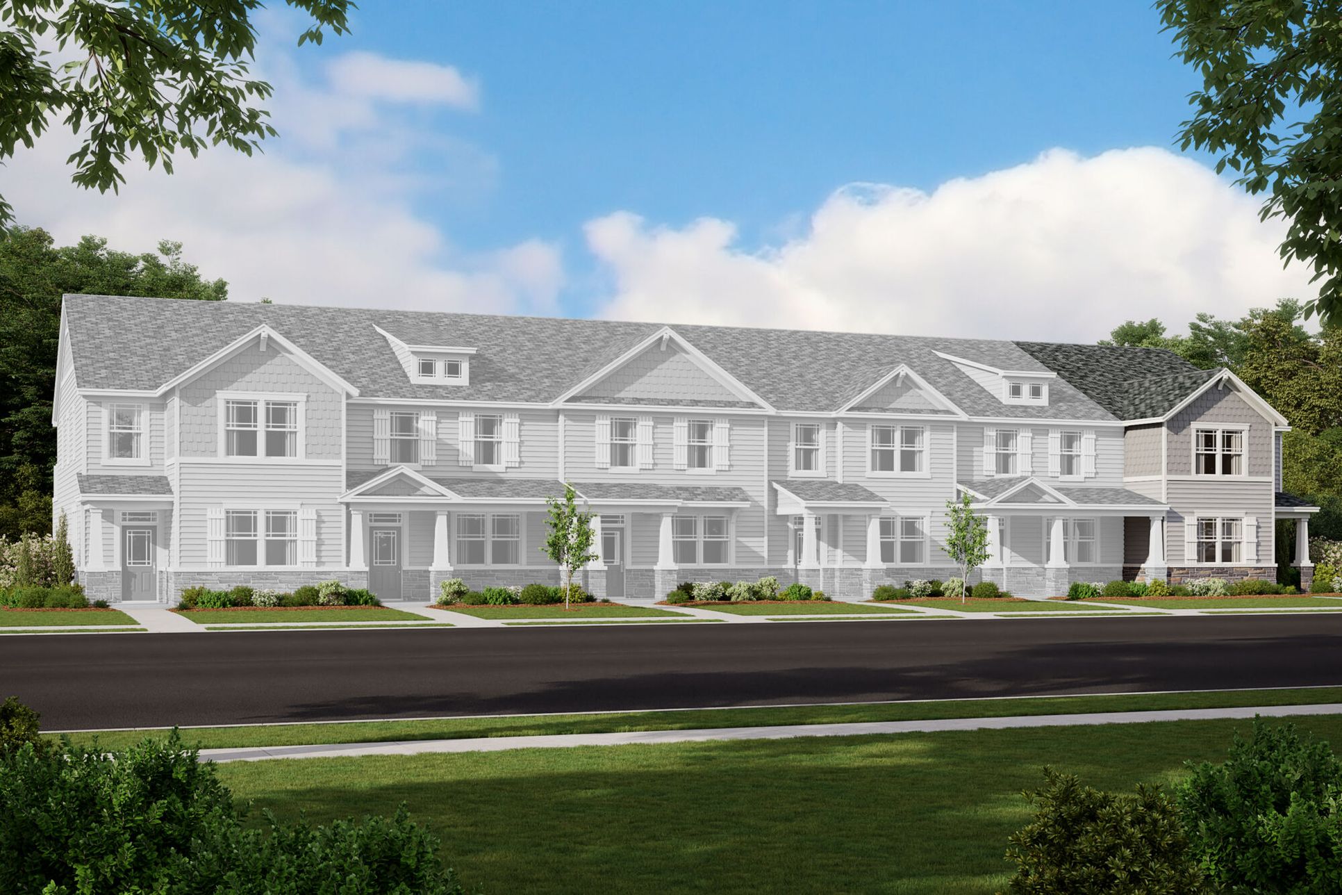 Exterior:Oliver Craftsman Elevation rendering