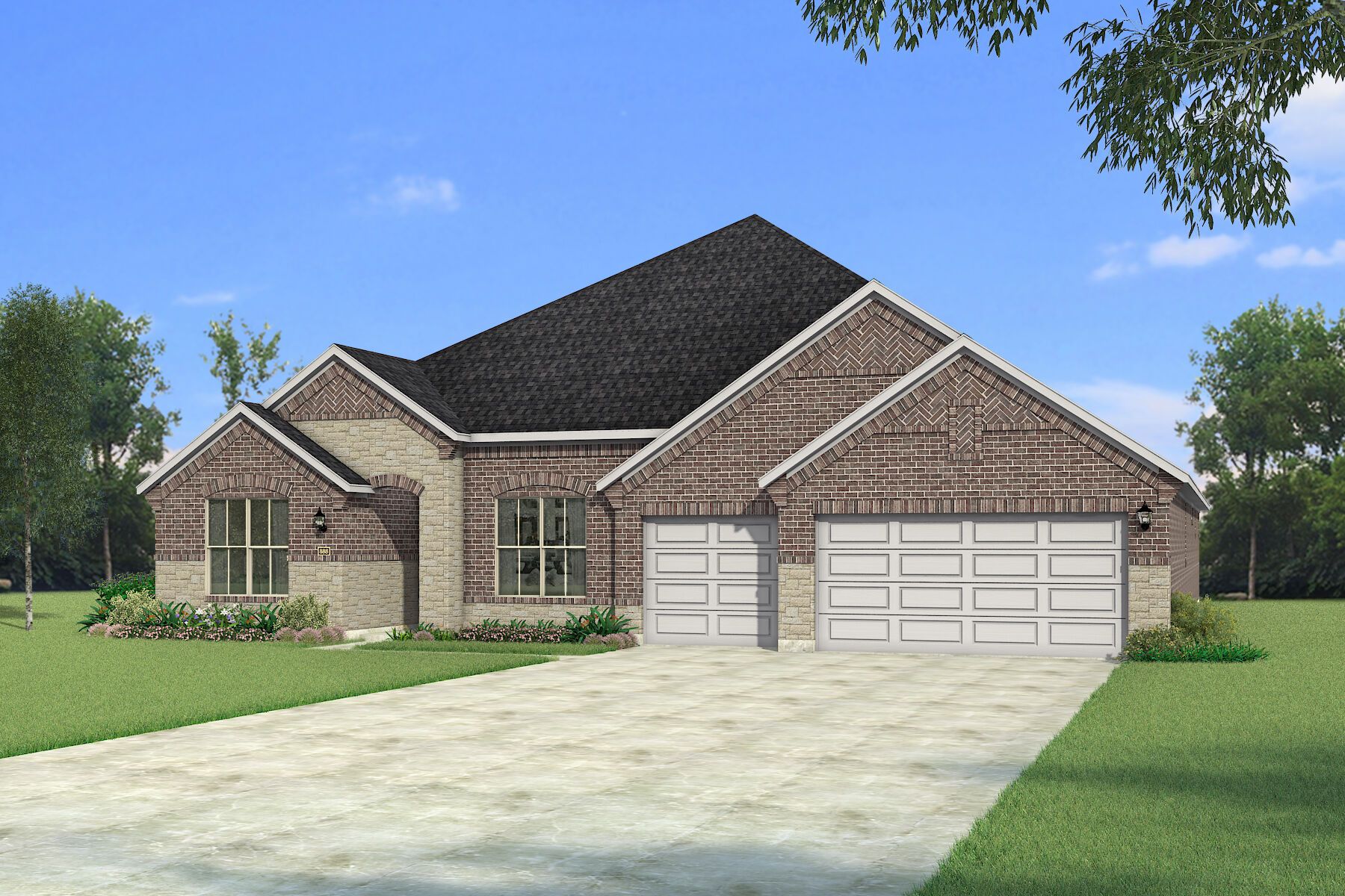 Exterior:The Colorado - Old World Elevation
