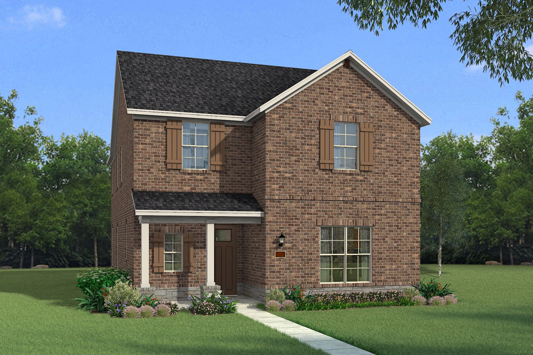 Exterior:The Cypress - Hill Country Elevation