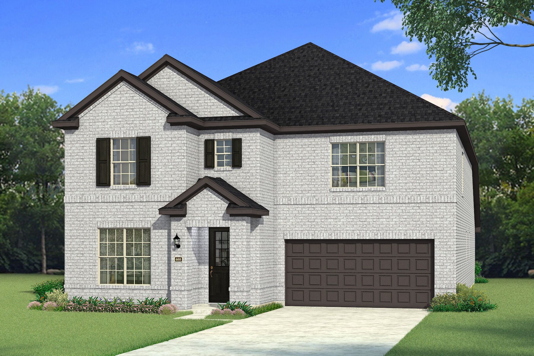 Exterior:The Julieta II - Traditional 2 Elevation